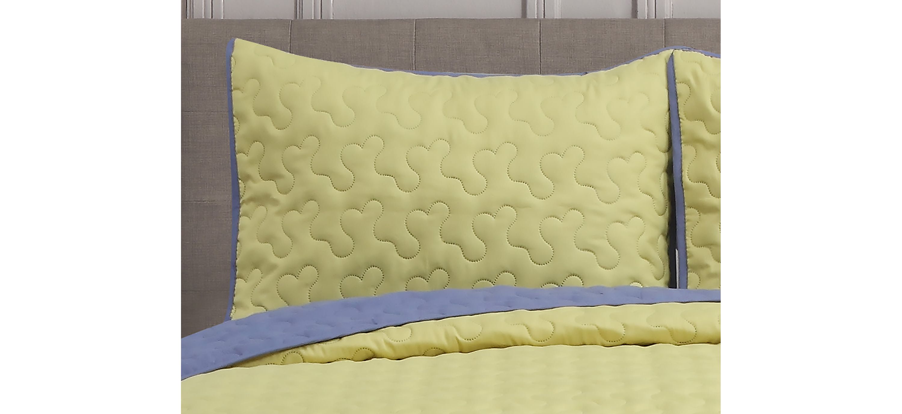 Solid Reversible Moonlight 2-piece Quilt Set