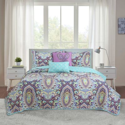 Felicity Jewel 4-piece Quilt Set