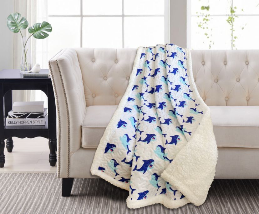 Sharks Sherpa Throw