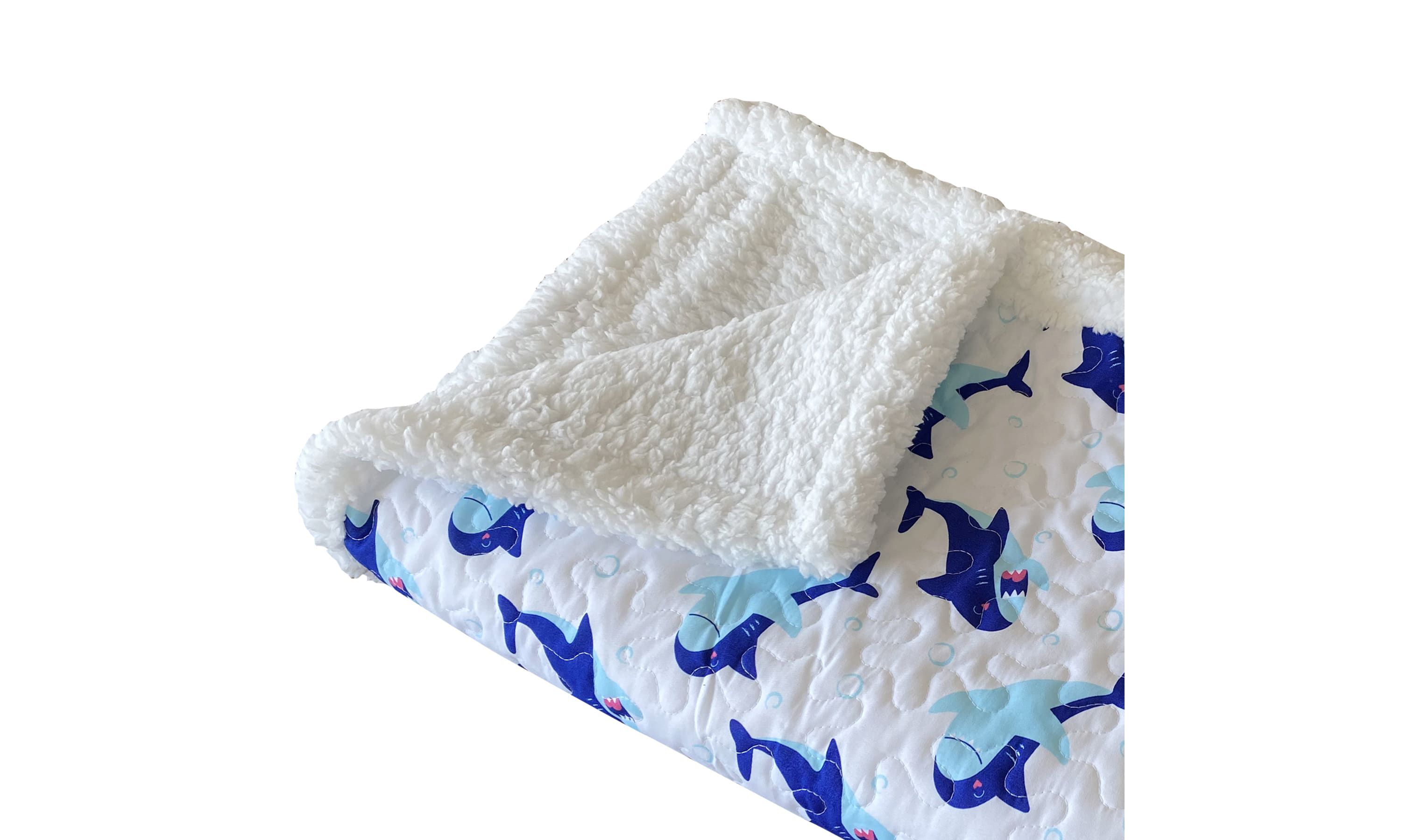 Sharks Sherpa Throw