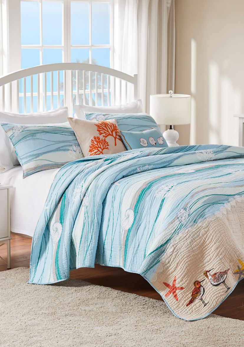 Maui Quilt Set with Bonus Pillows