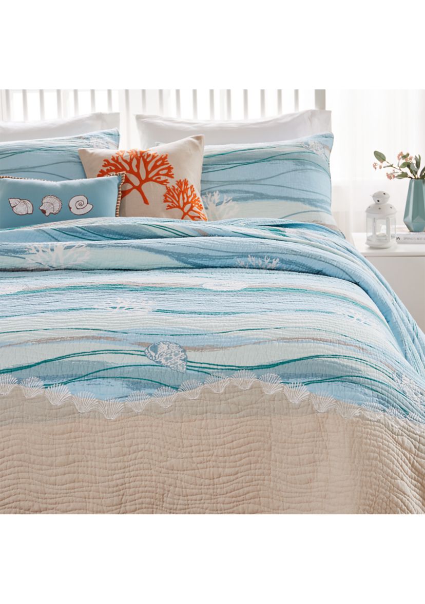 Maui Quilt Set with Bonus Pillows