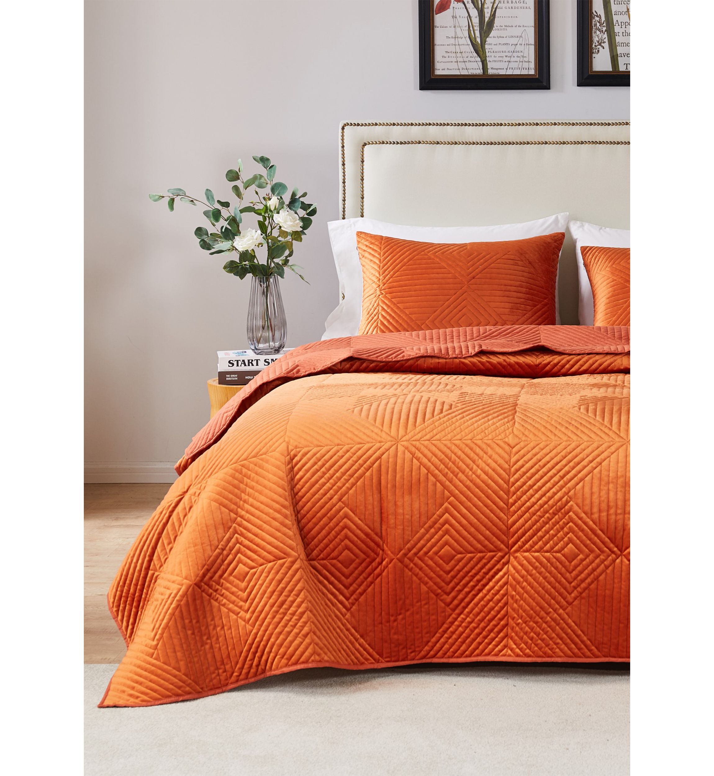 Riviera Velvet Spice Quilt Set