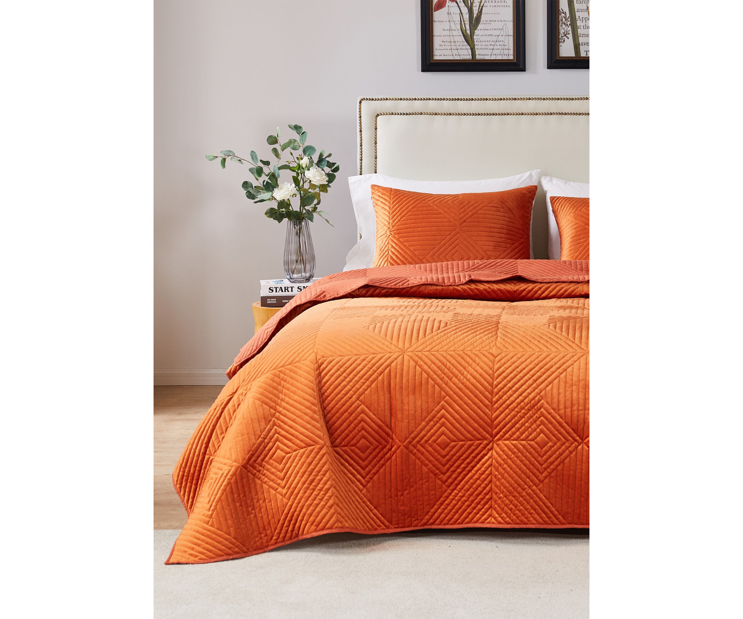 Riviera Velvet Spice Quilt Set