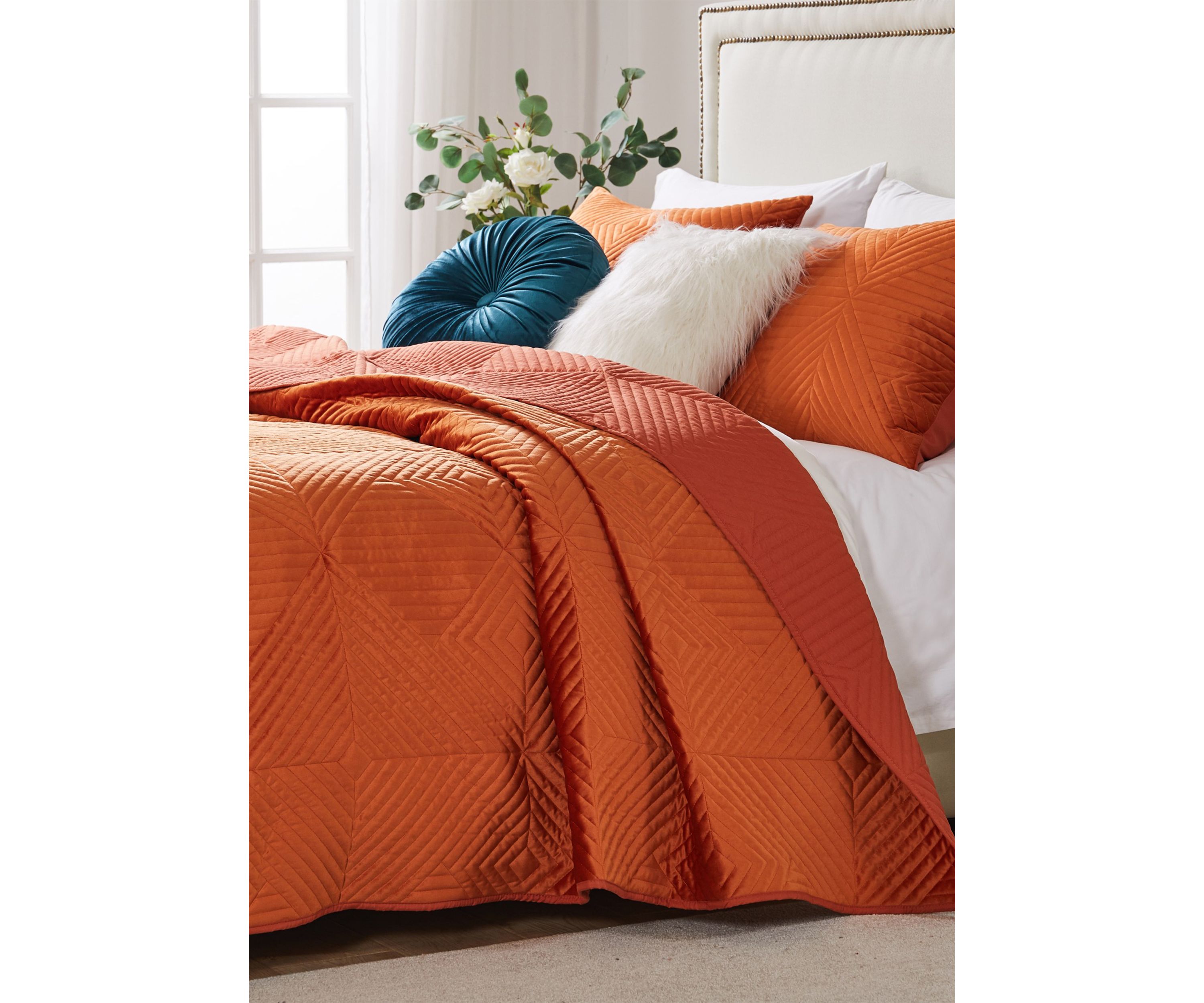 Riviera Velvet Spice Quilt Set
