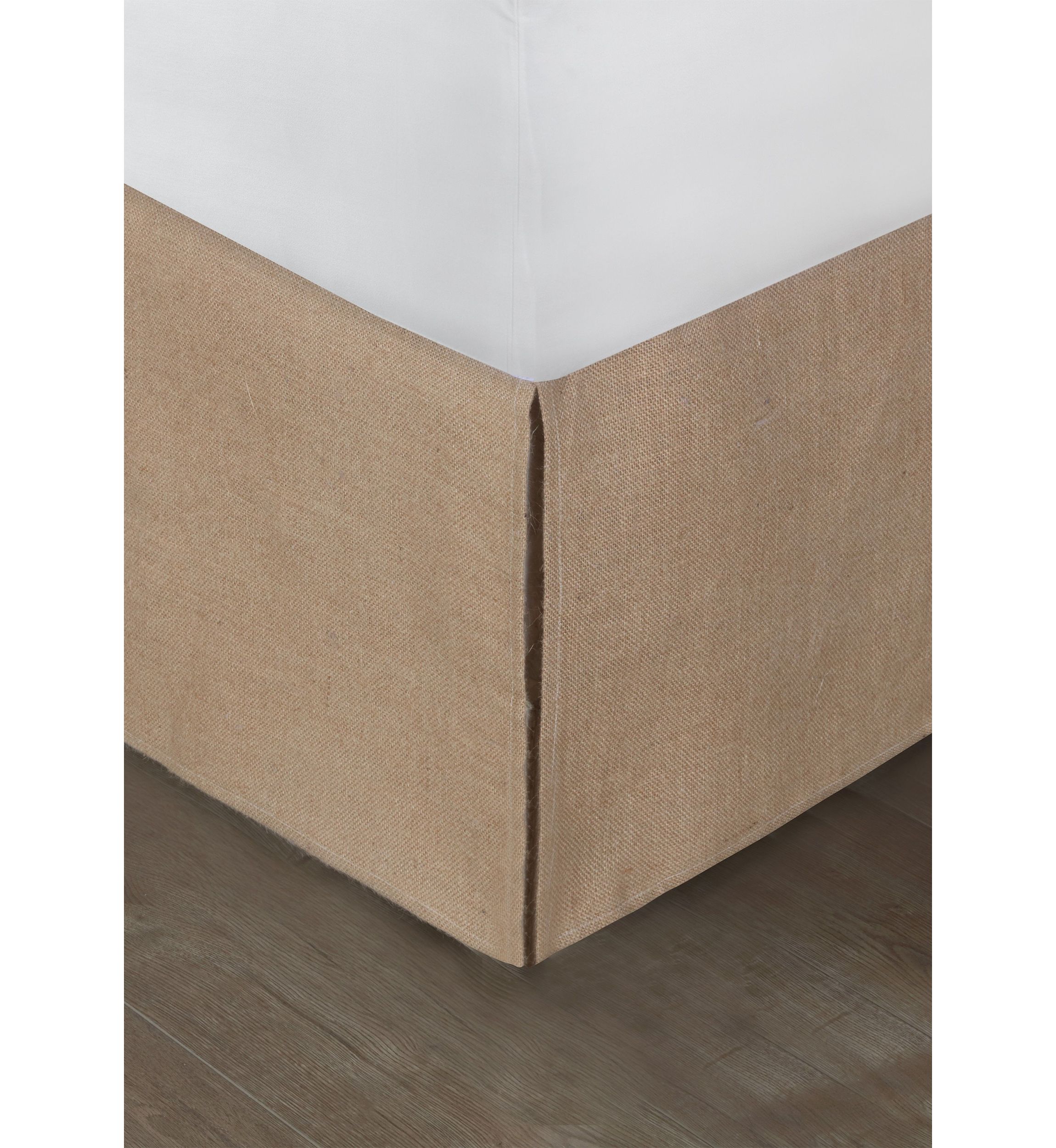 Burlap Bedskirt