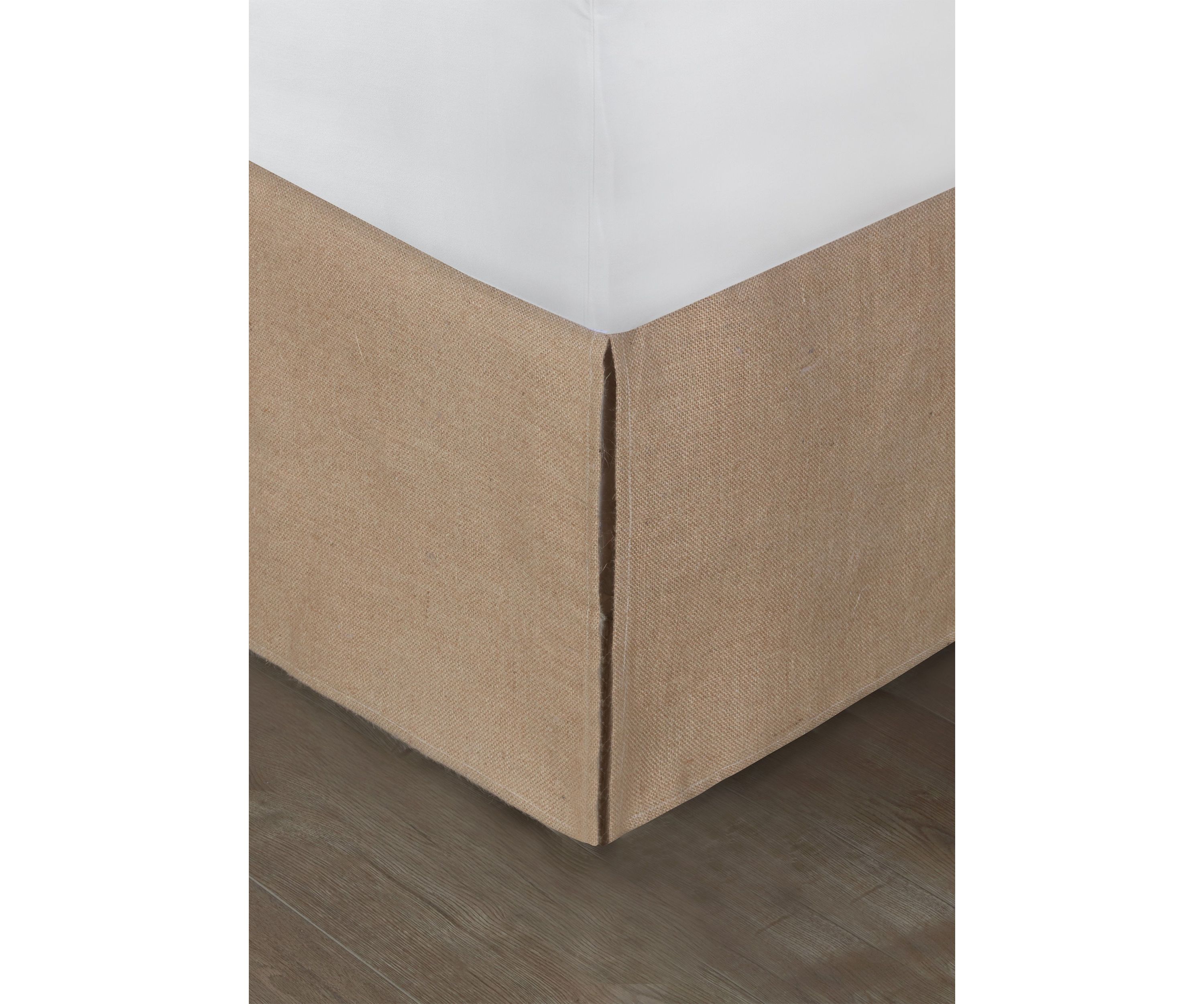 Burlap Bedskirt