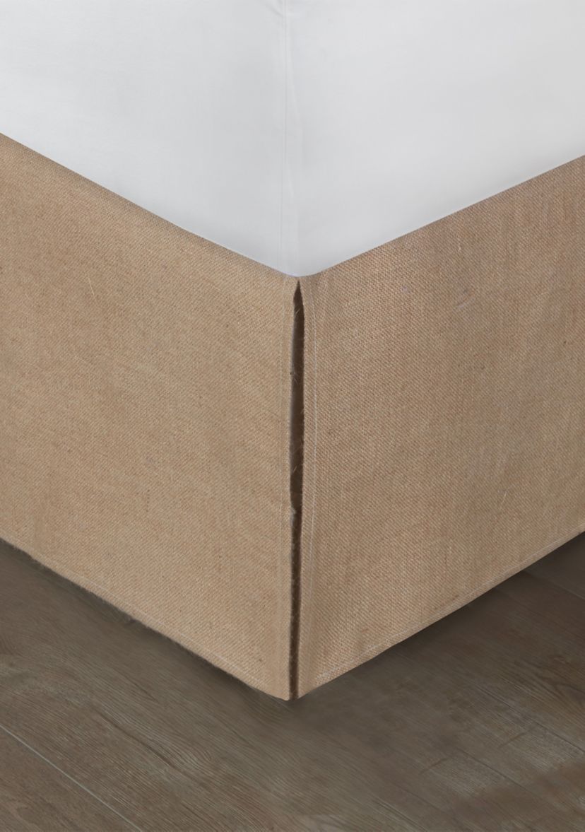 Burlap Bedskirt