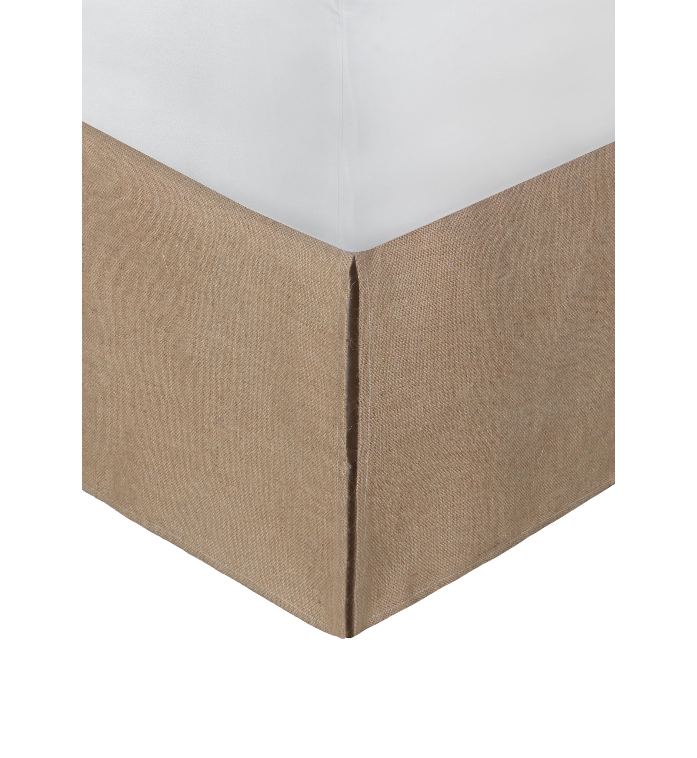 Burlap Bedskirt