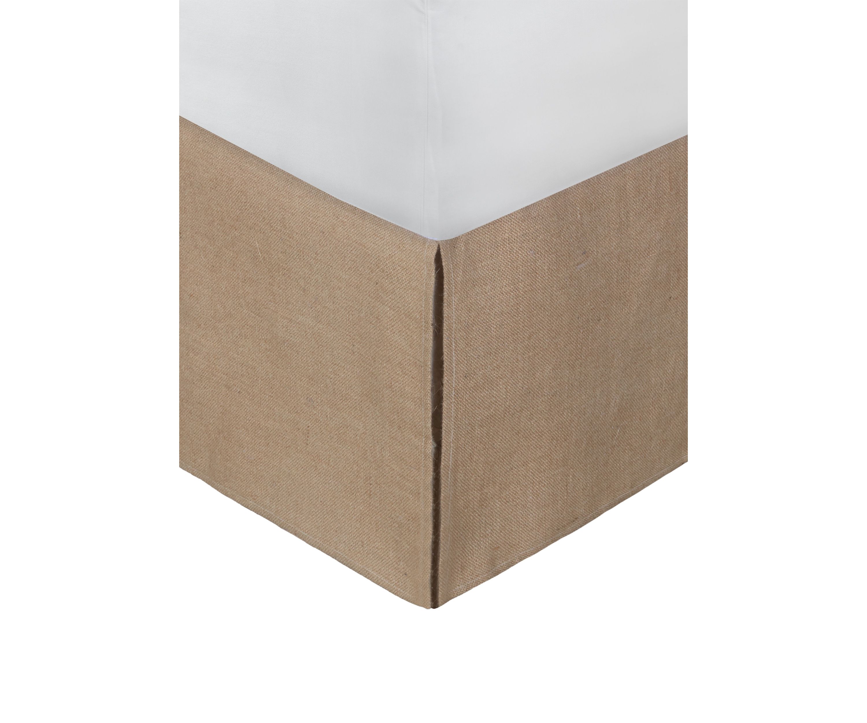 Burlap Bedskirt
