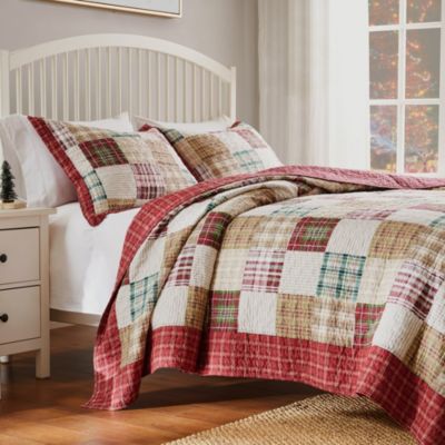 Oxford Red Quilt Set