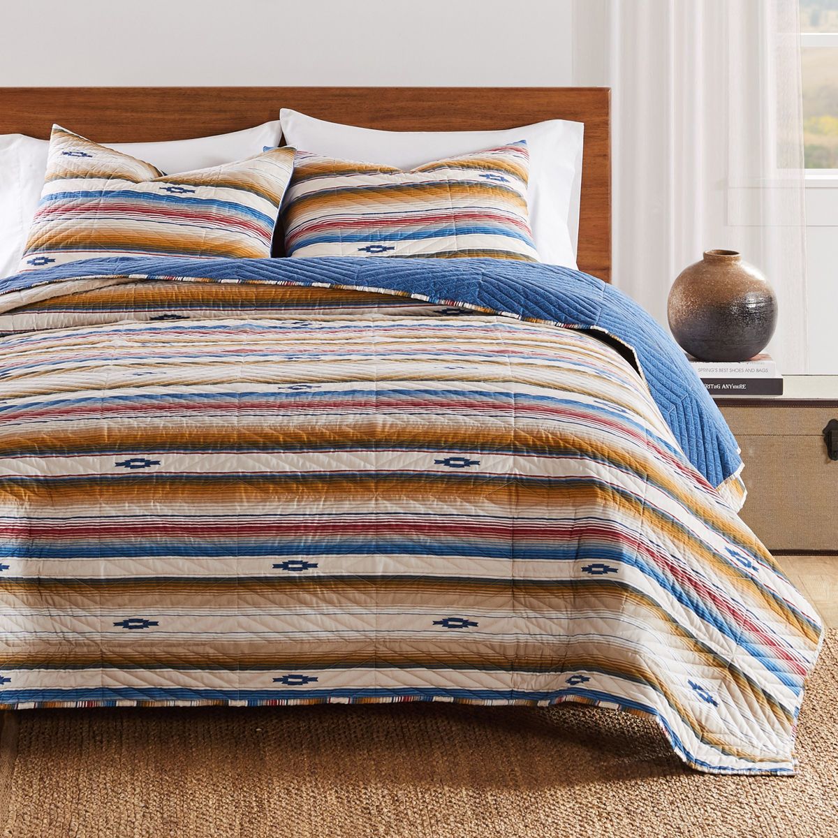 Painted Desert Sapphire Quilt Set