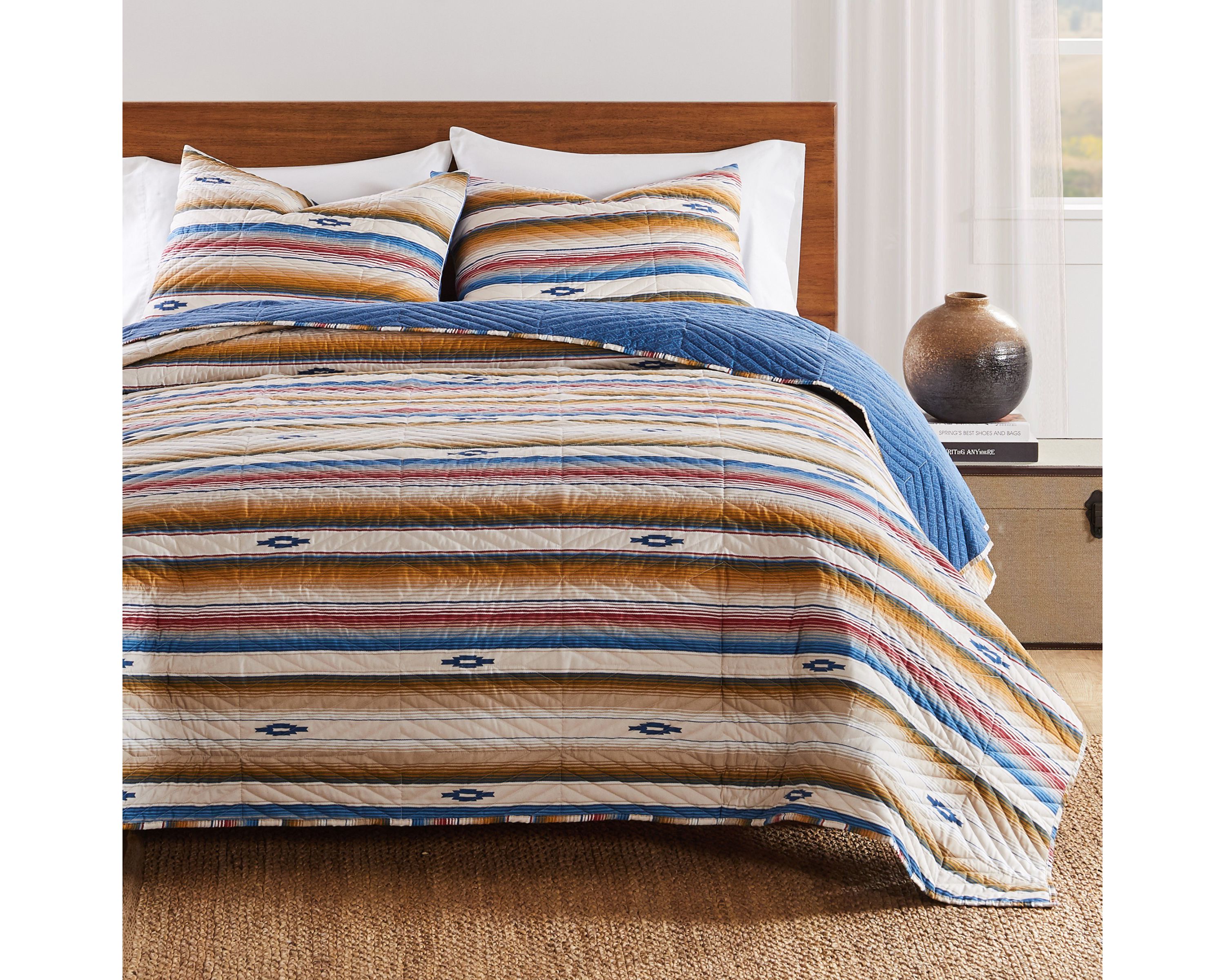 Painted Desert Sapphire Quilt Set