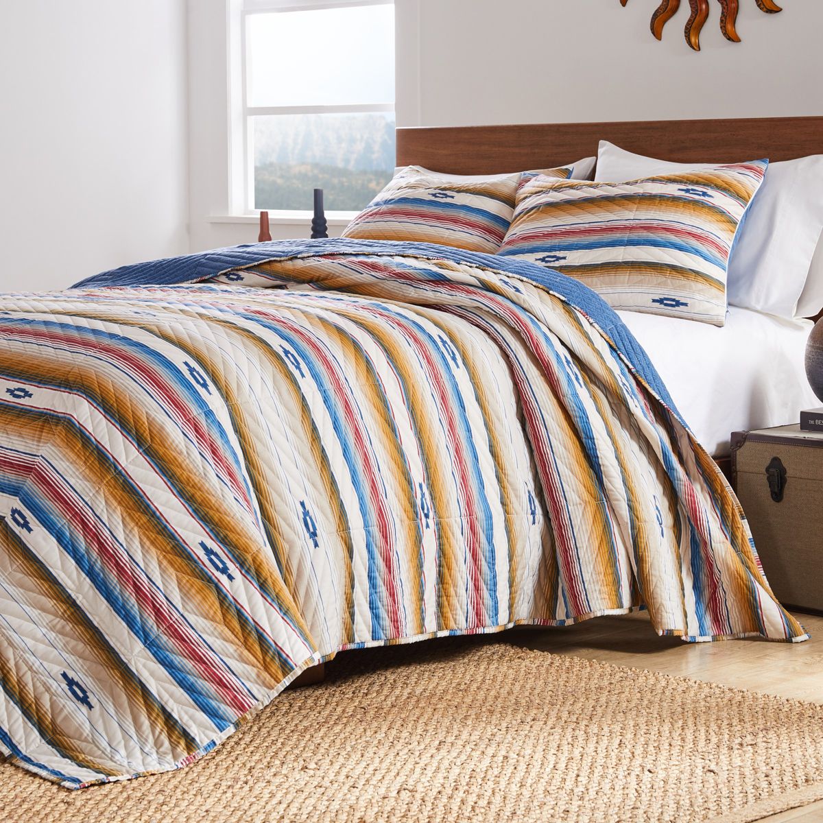 Painted Desert Sapphire Quilt Set