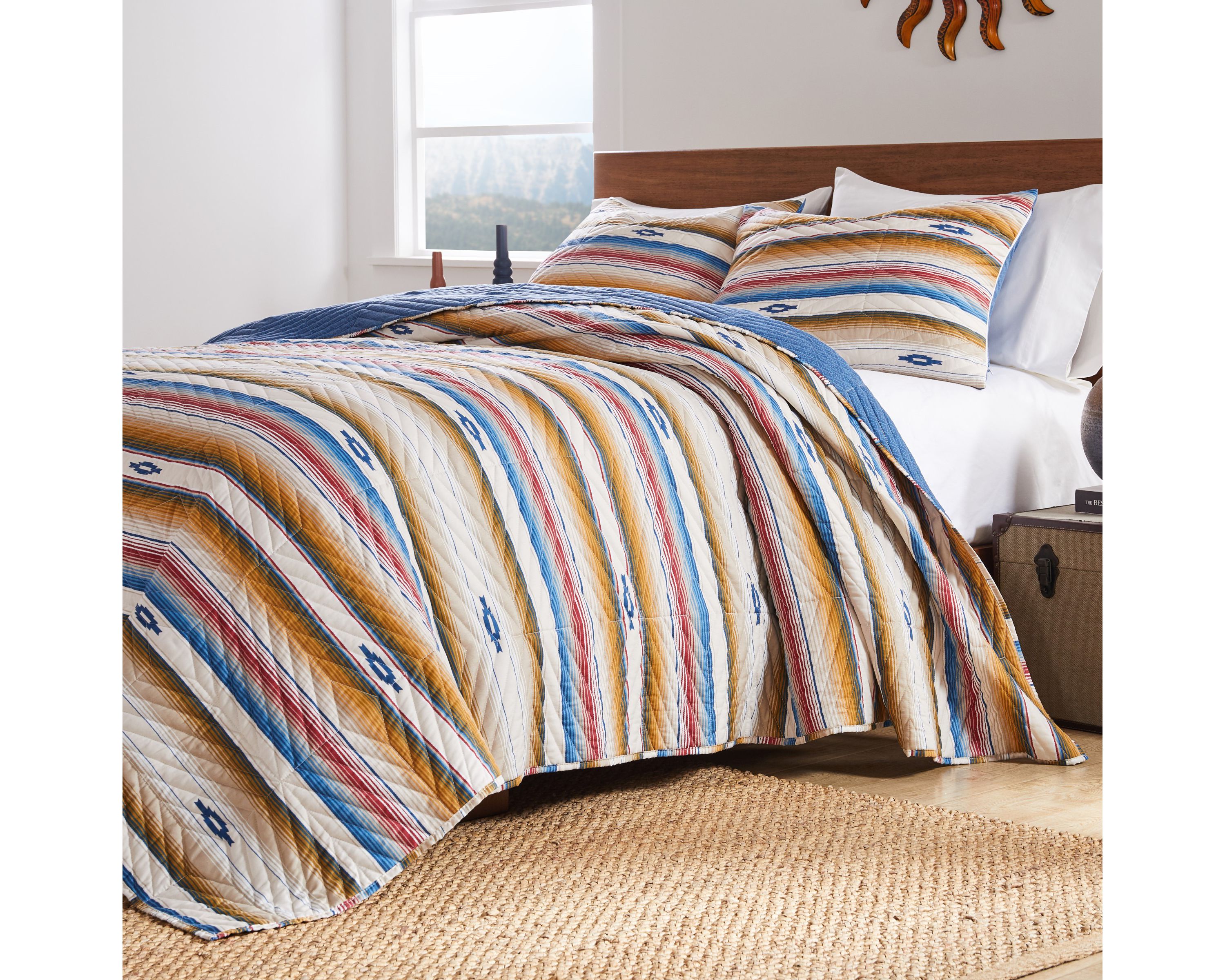 Painted Desert Sapphire Quilt Set