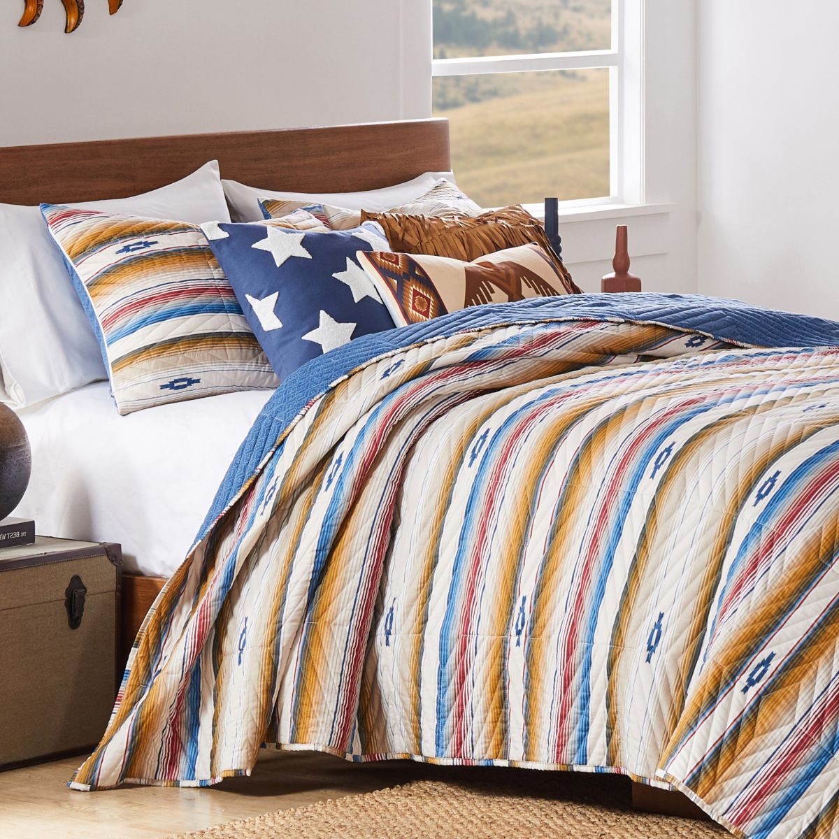 Painted Desert Sapphire Quilt Set