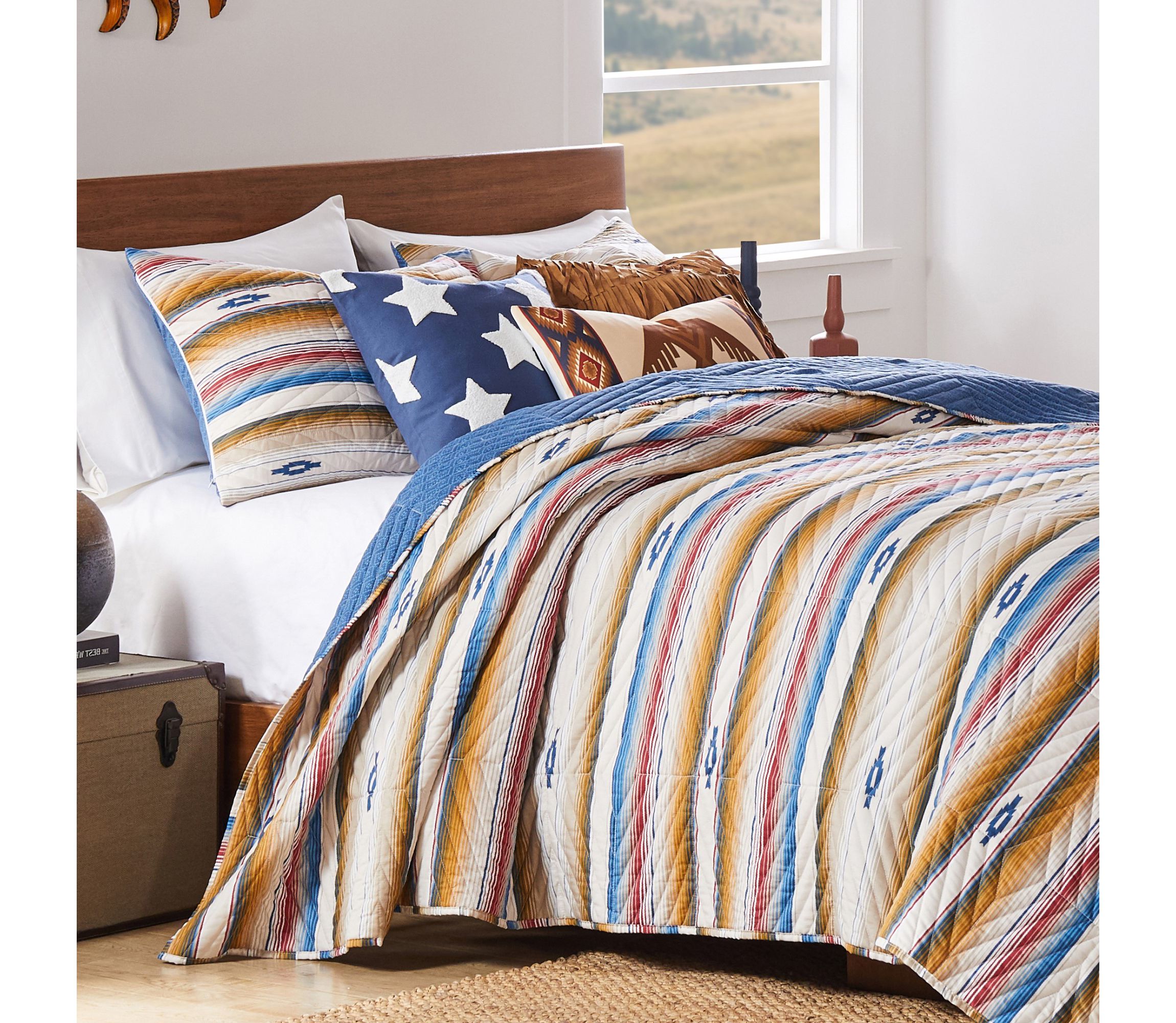 Painted Desert Sapphire Quilt Set