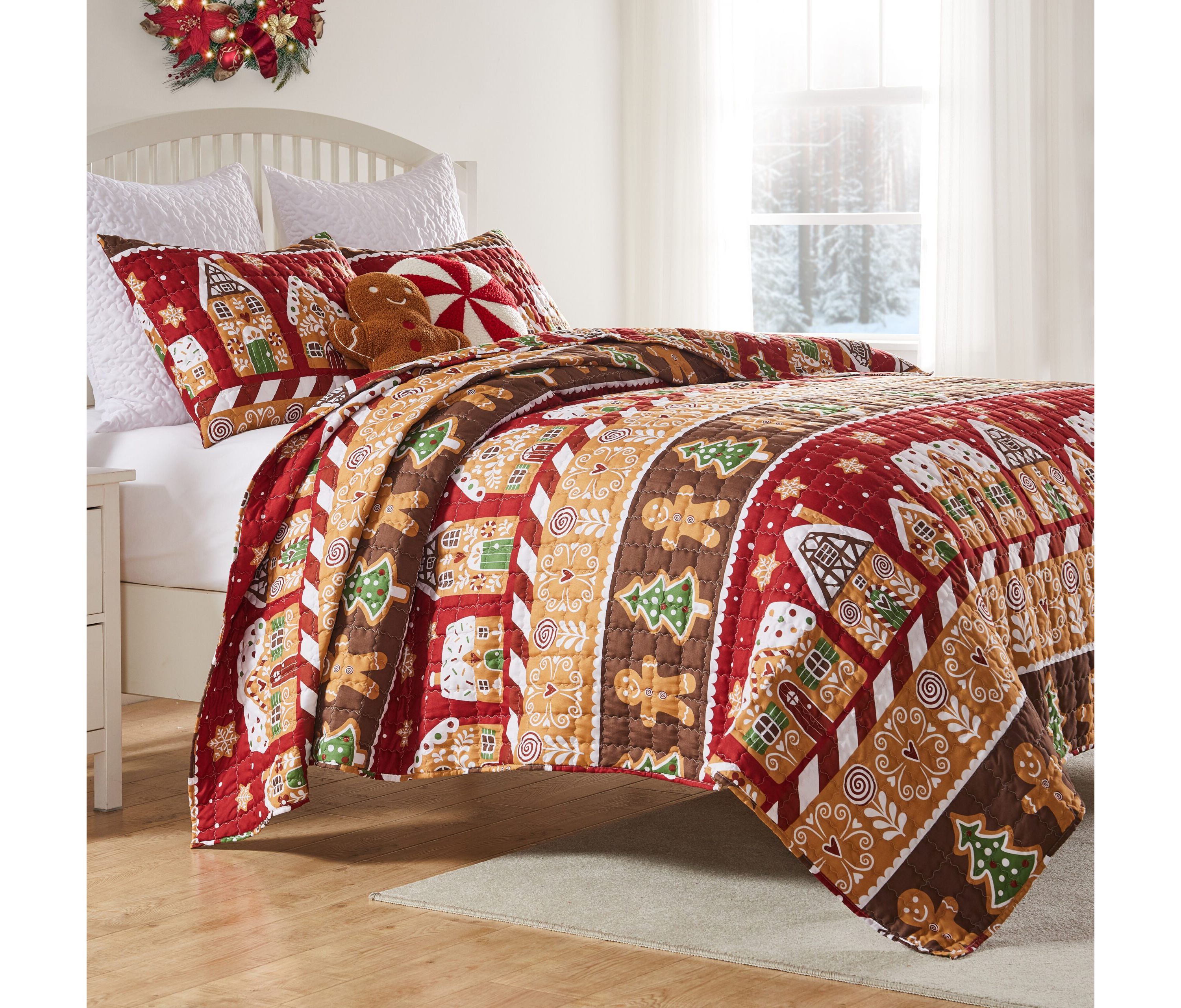 Gingerbread Lane Quilt Set