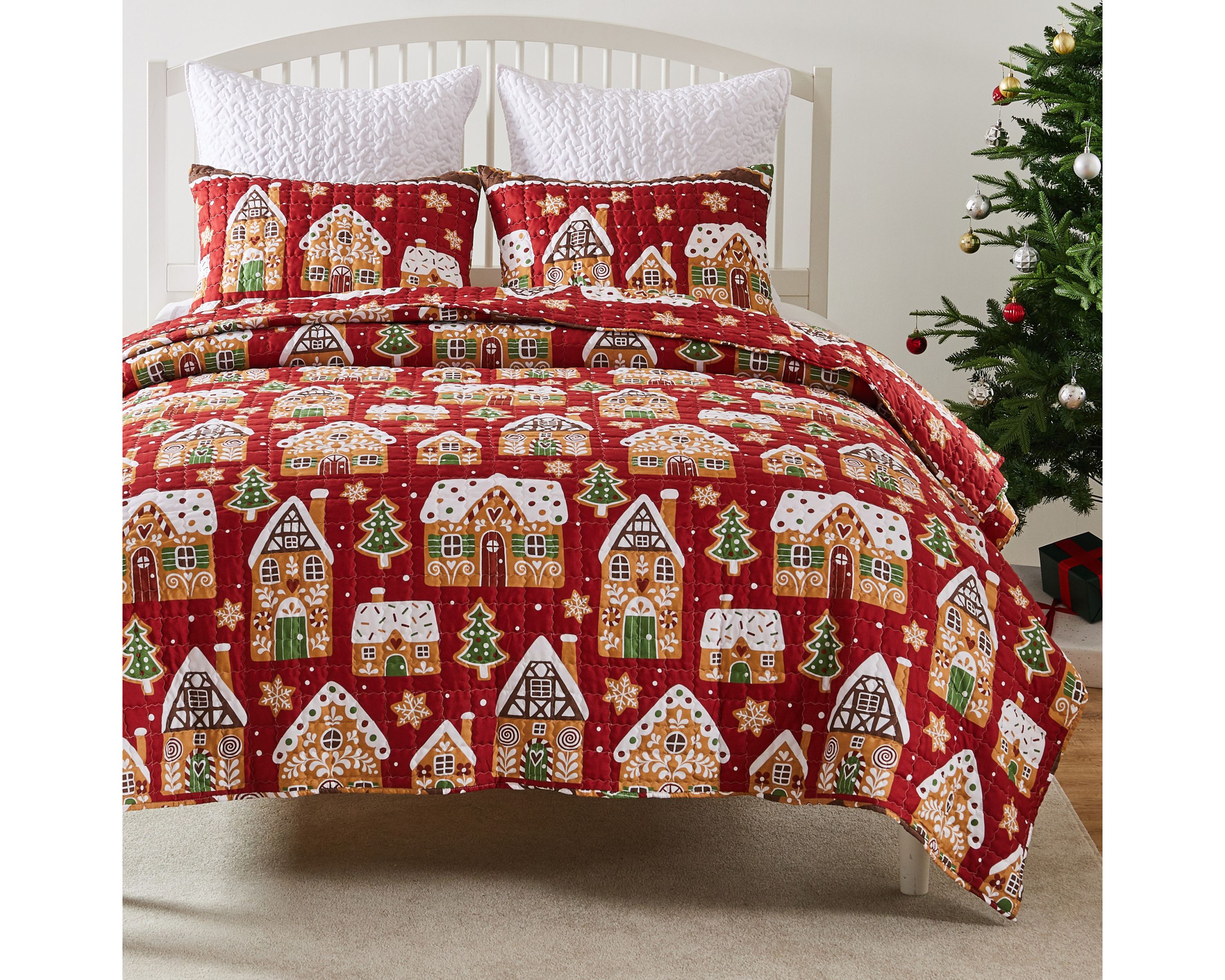 Gingerbread Lane Quilt Set