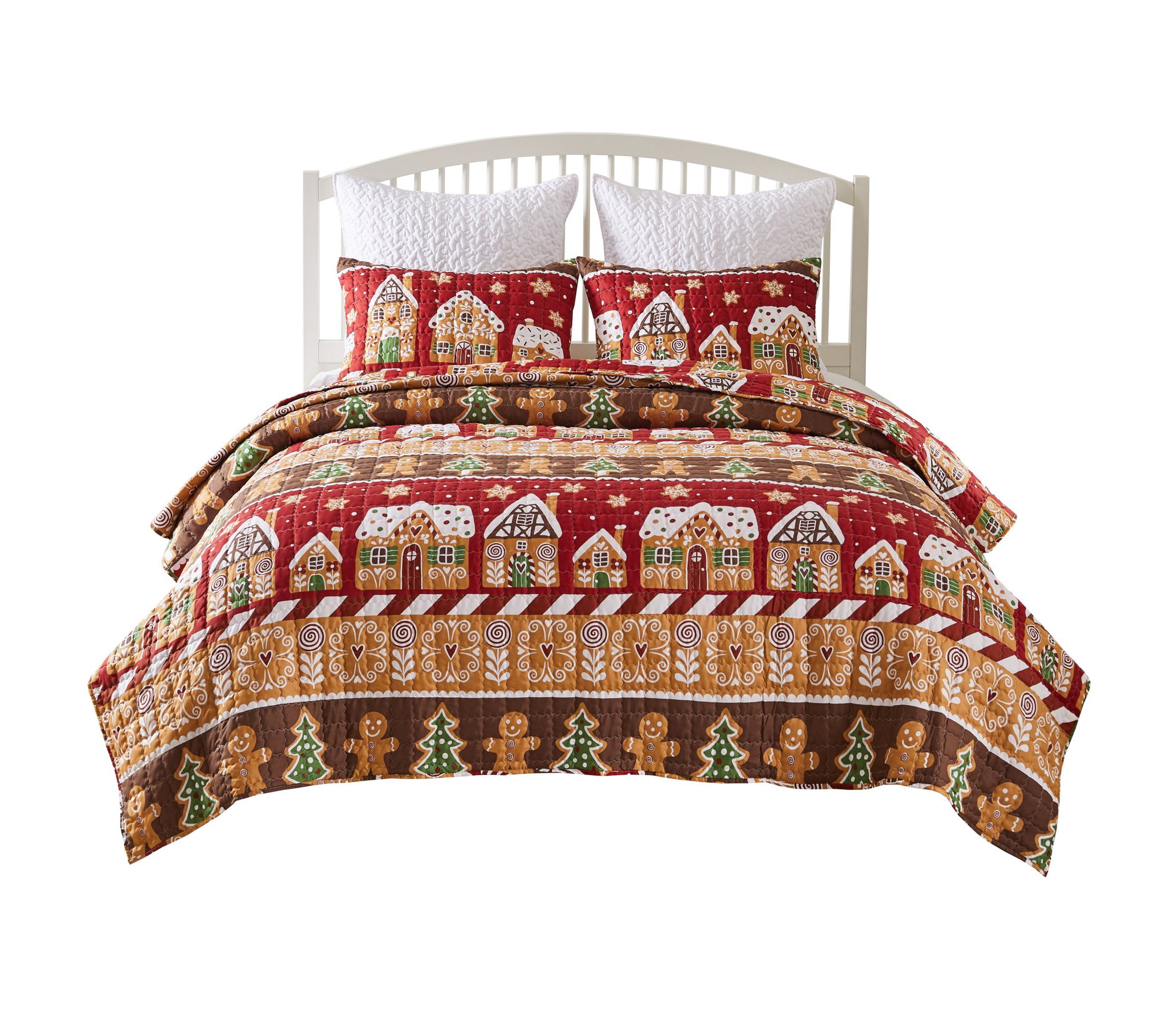 Gingerbread Lane Quilt Set