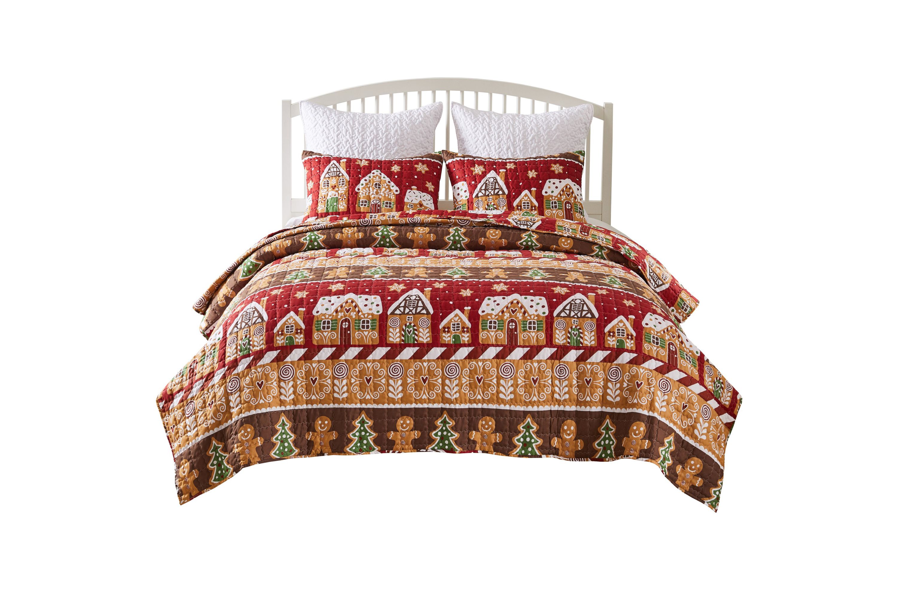 Gingerbread Lane Quilt Set