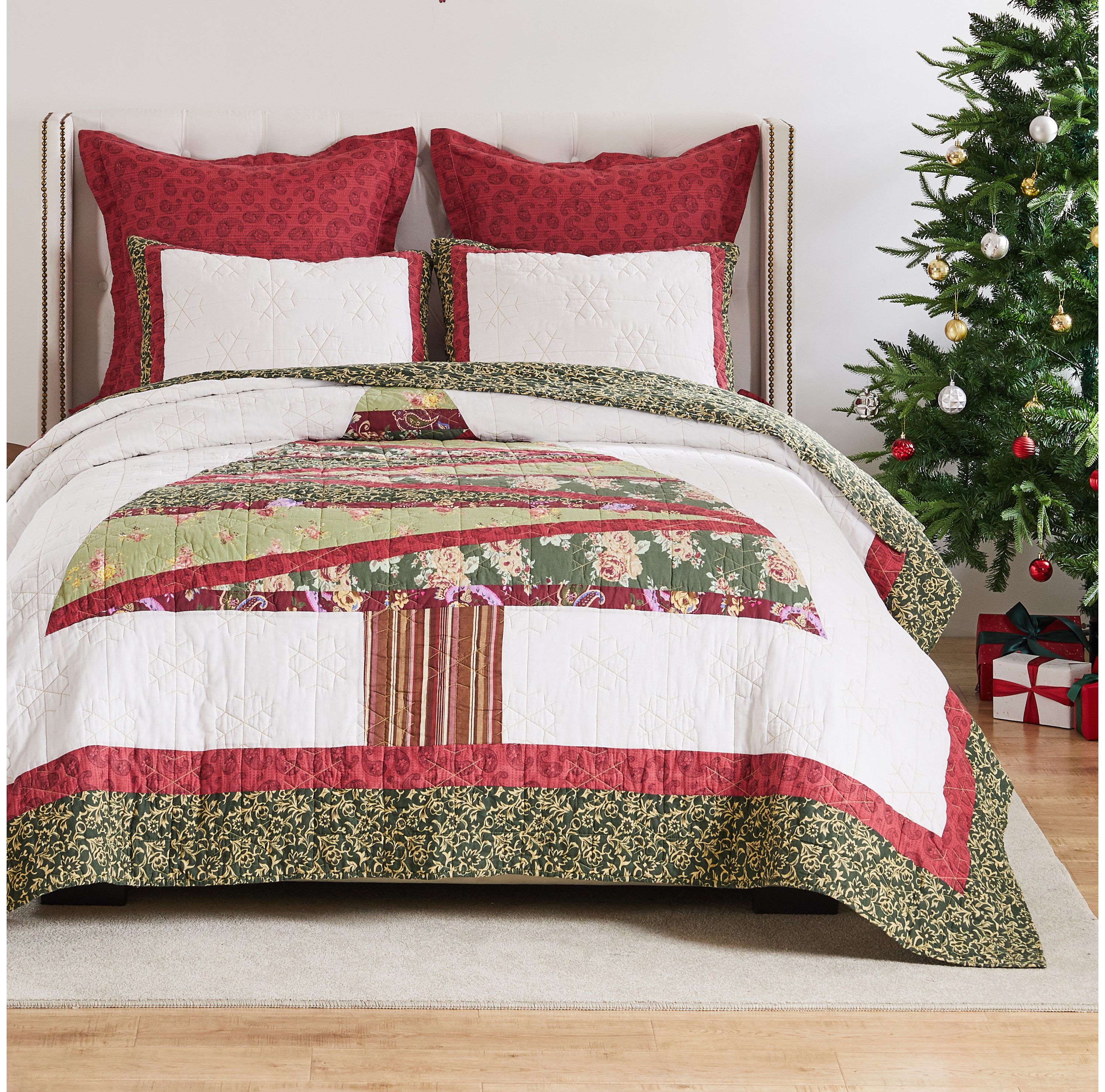 Christmas Tree Quilt Set