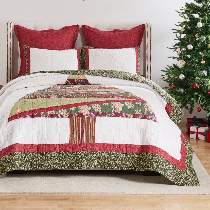 Christmas Tree Quilt Set