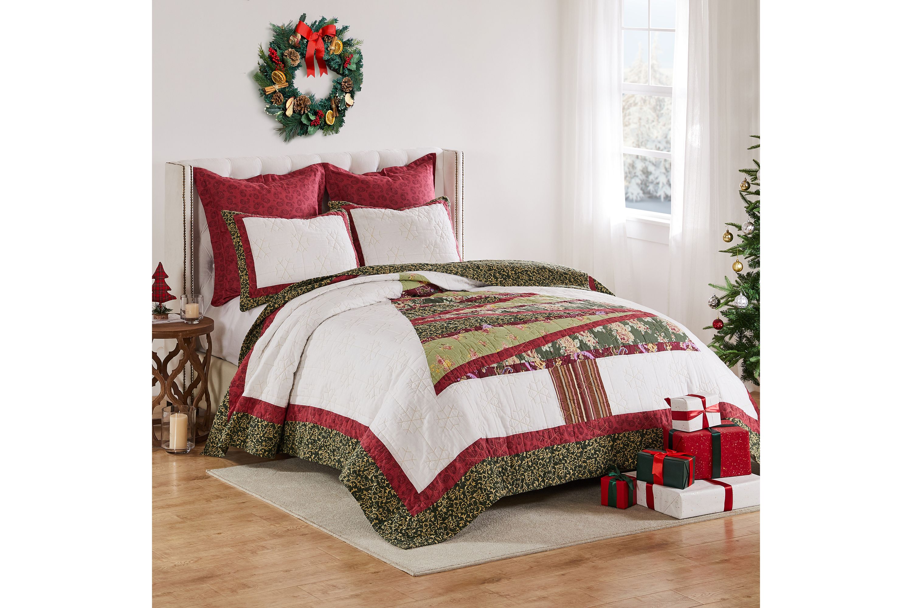 Christmas Tree Quilt Set