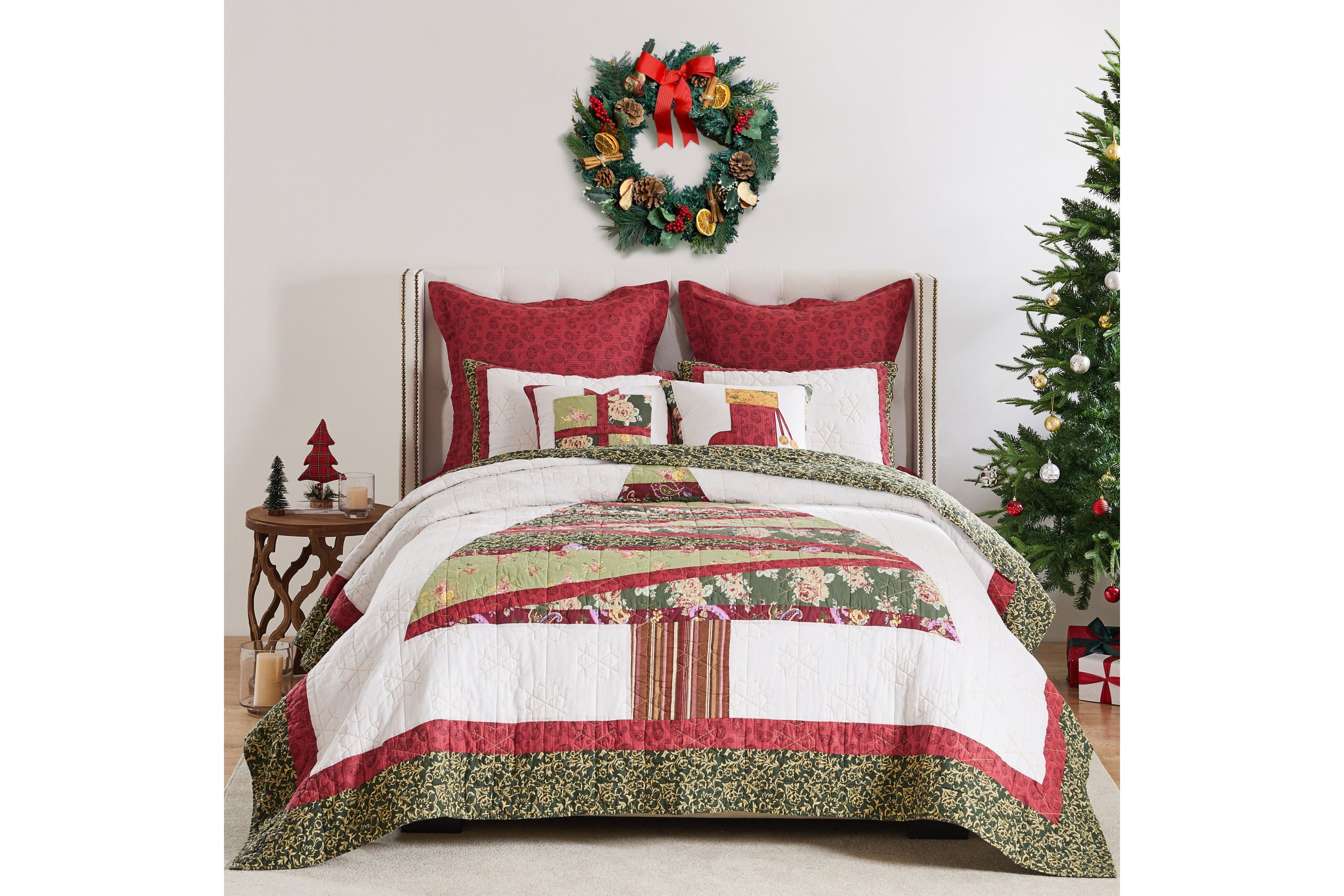 Christmas Tree Quilt Set
