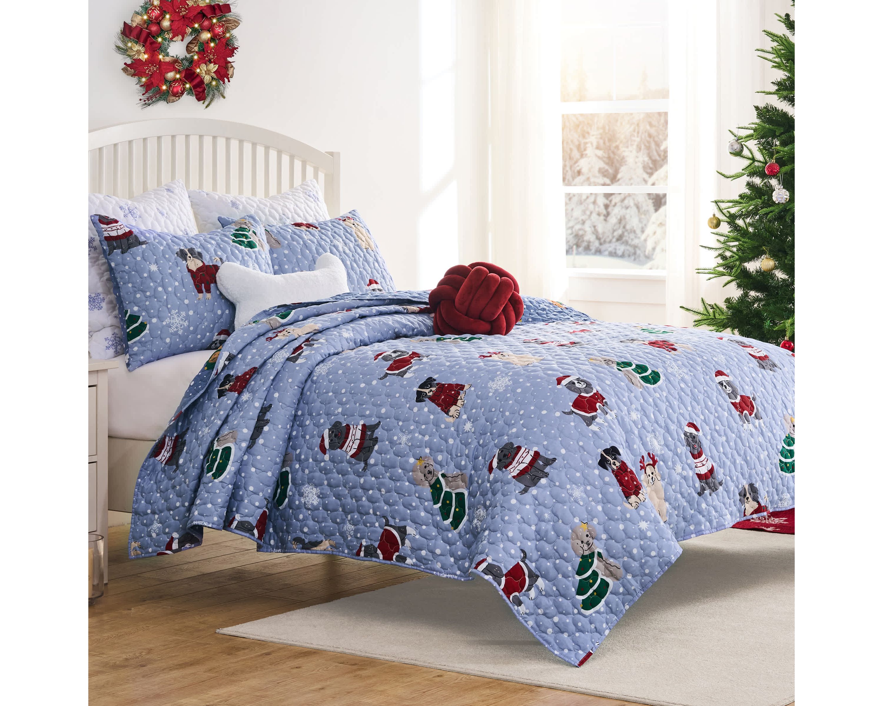 Winter Whiskers Quilt Set