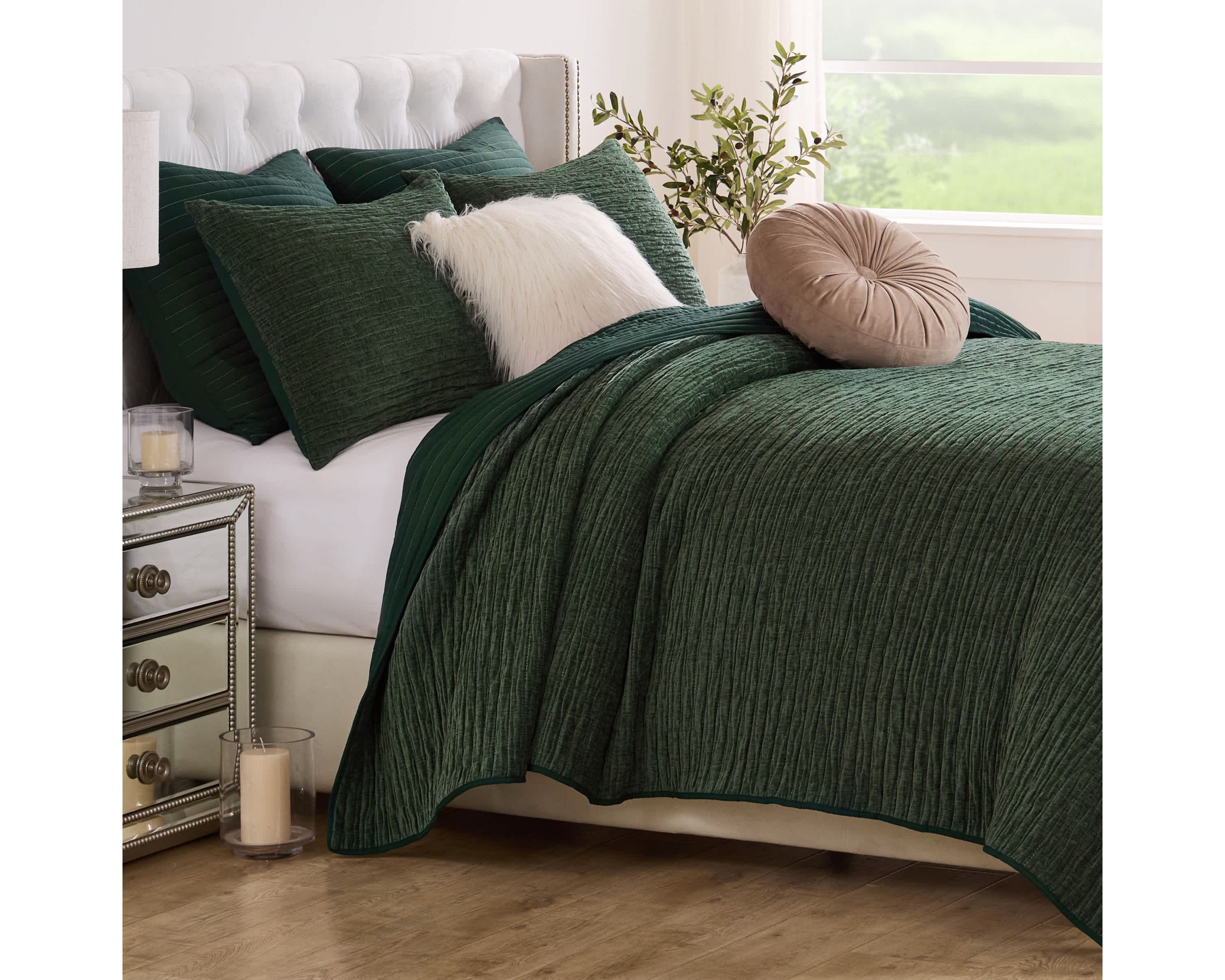 Velvet Crush Forest Quilt Set