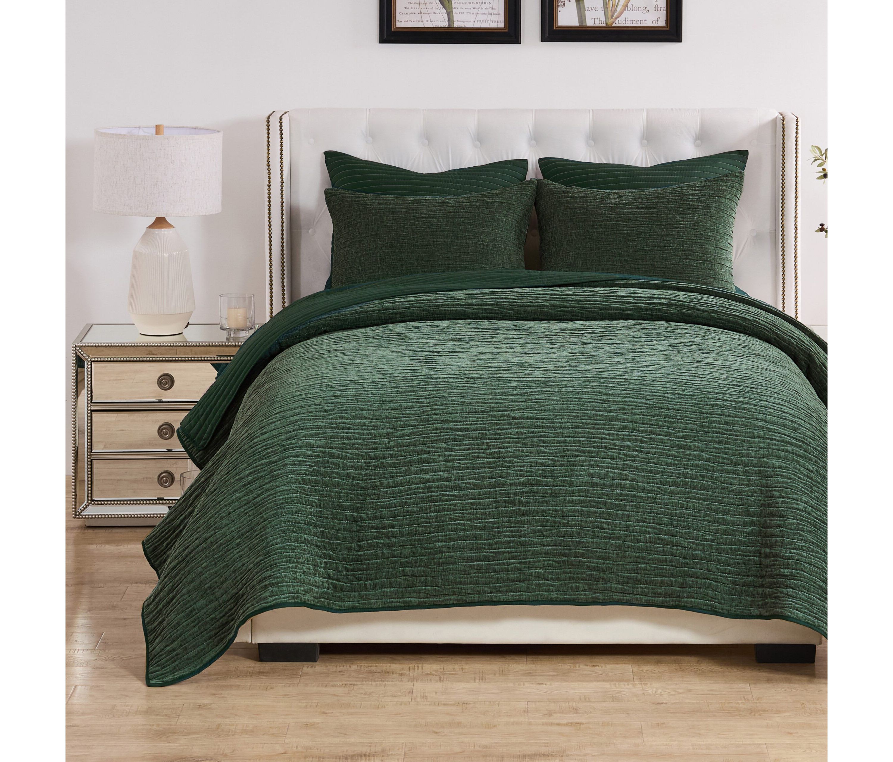 Velvet Crush Forest Quilt Set