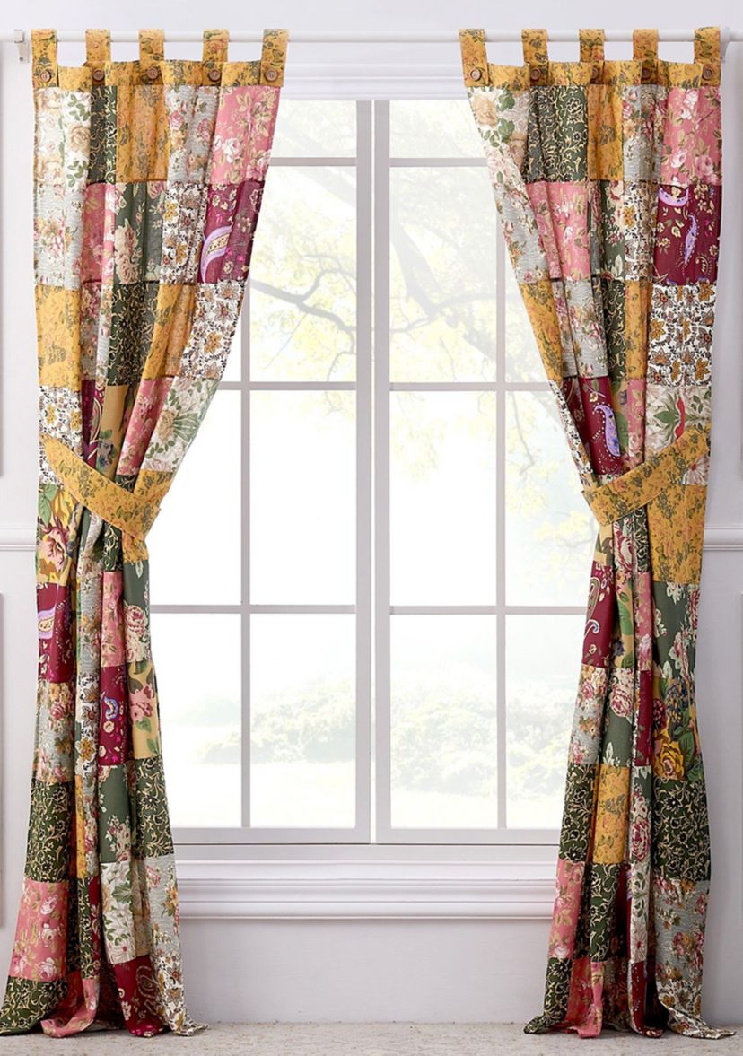 Antique Chic Window Panel Pair