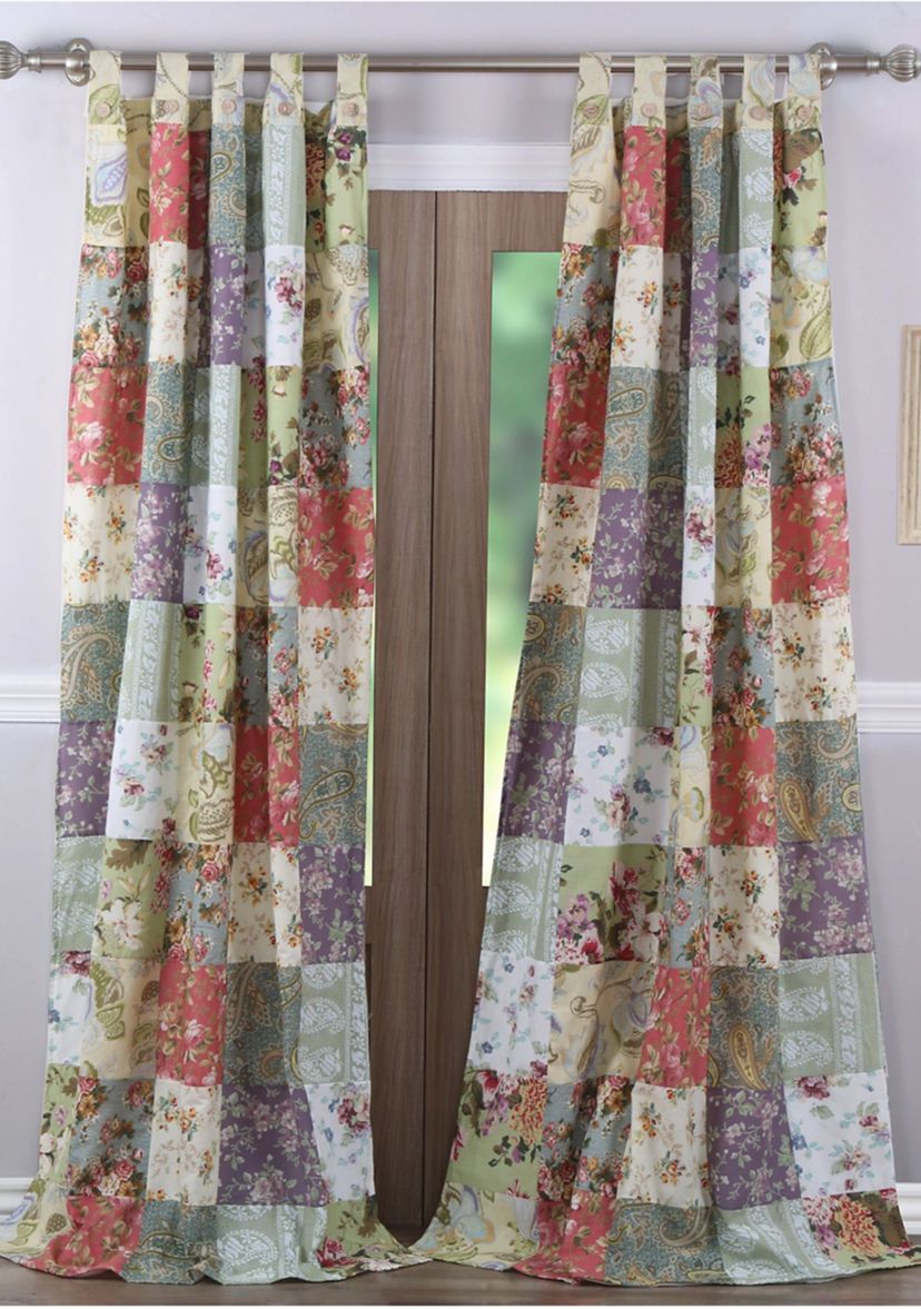 Blooming Prairie Window Panel Pair