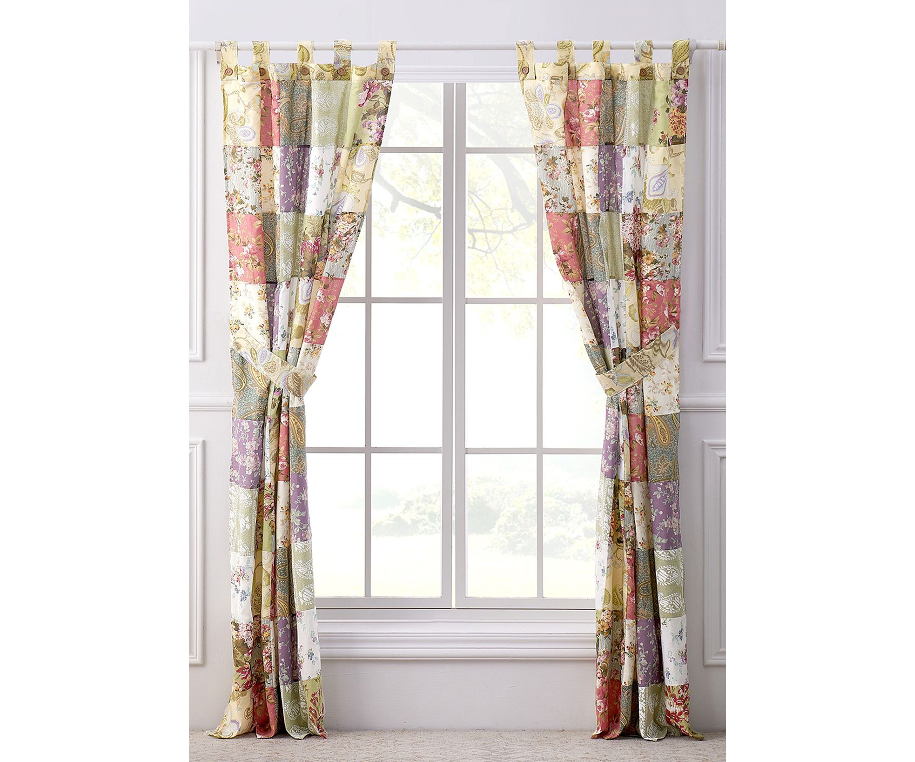 Blooming Prairie Window Panel Pair