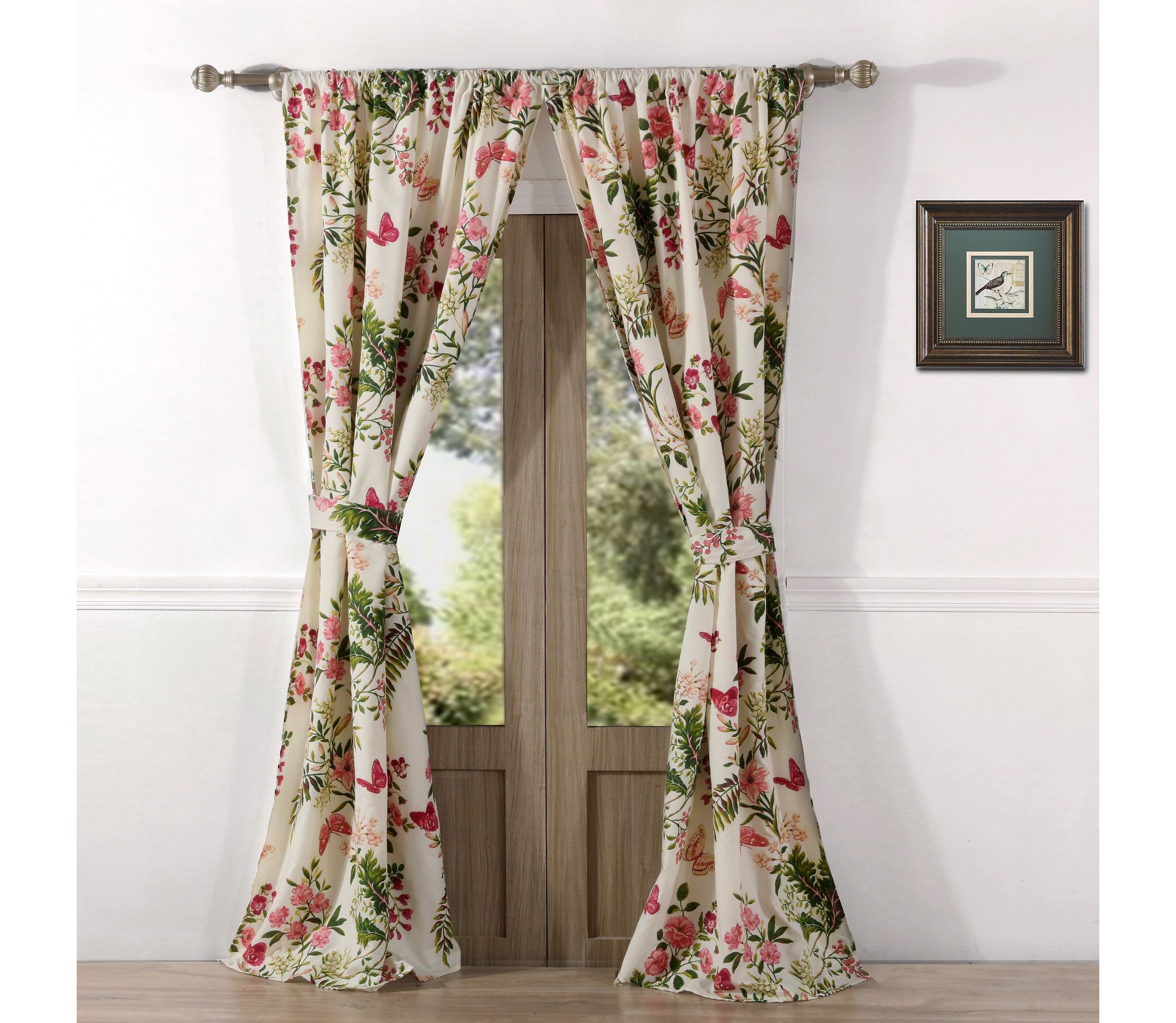 Butterflies Window Panel Pair