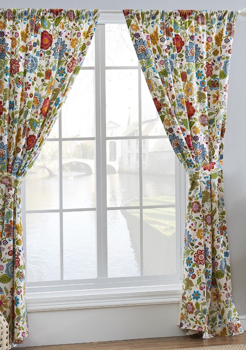 Astoria White White Window Panel Pair