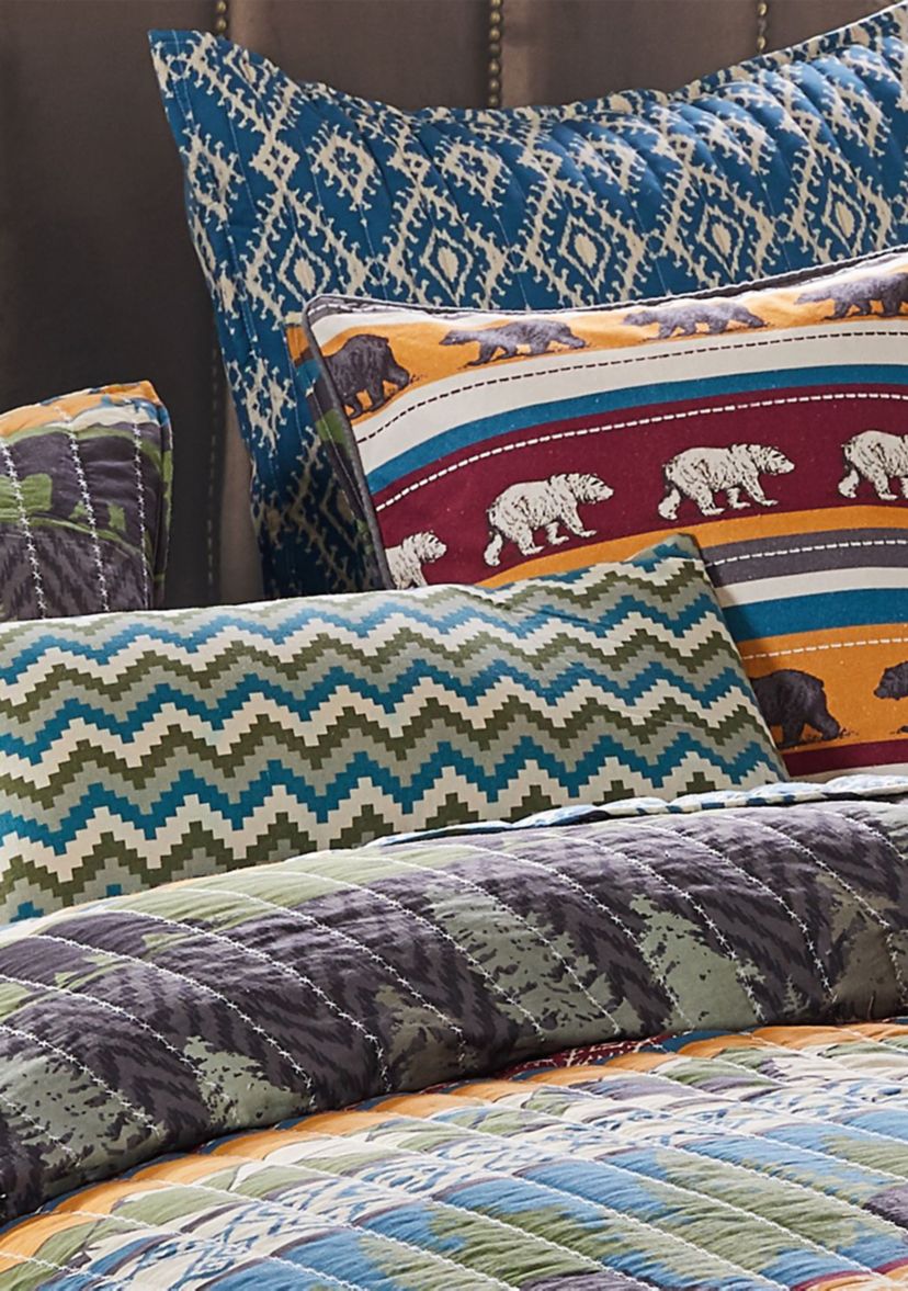 Black Bear Lodge Decorative Pillow Pair