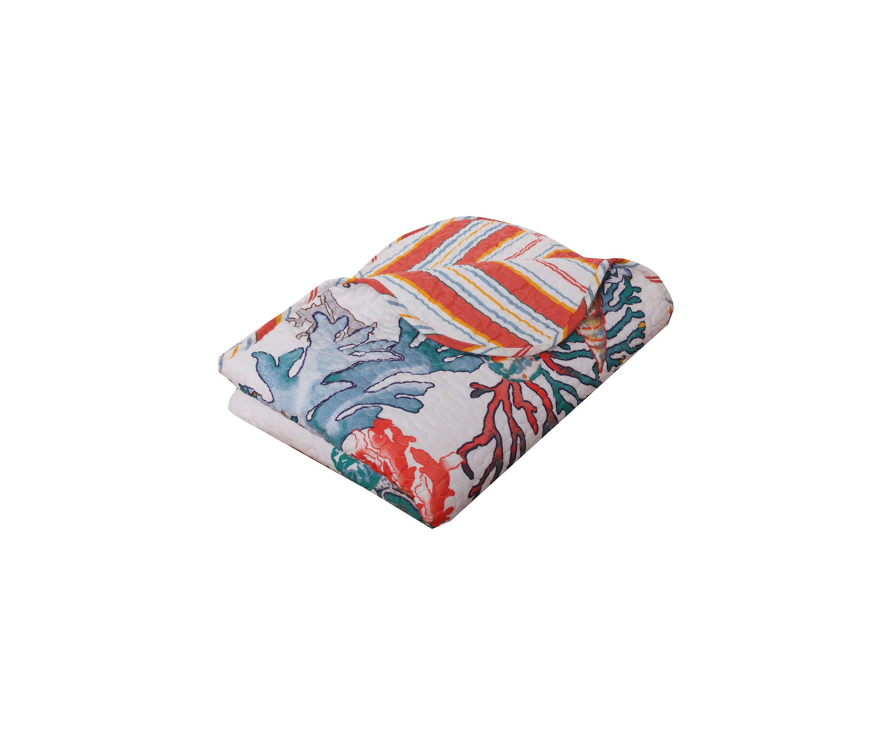 Atlantis Coral Throw