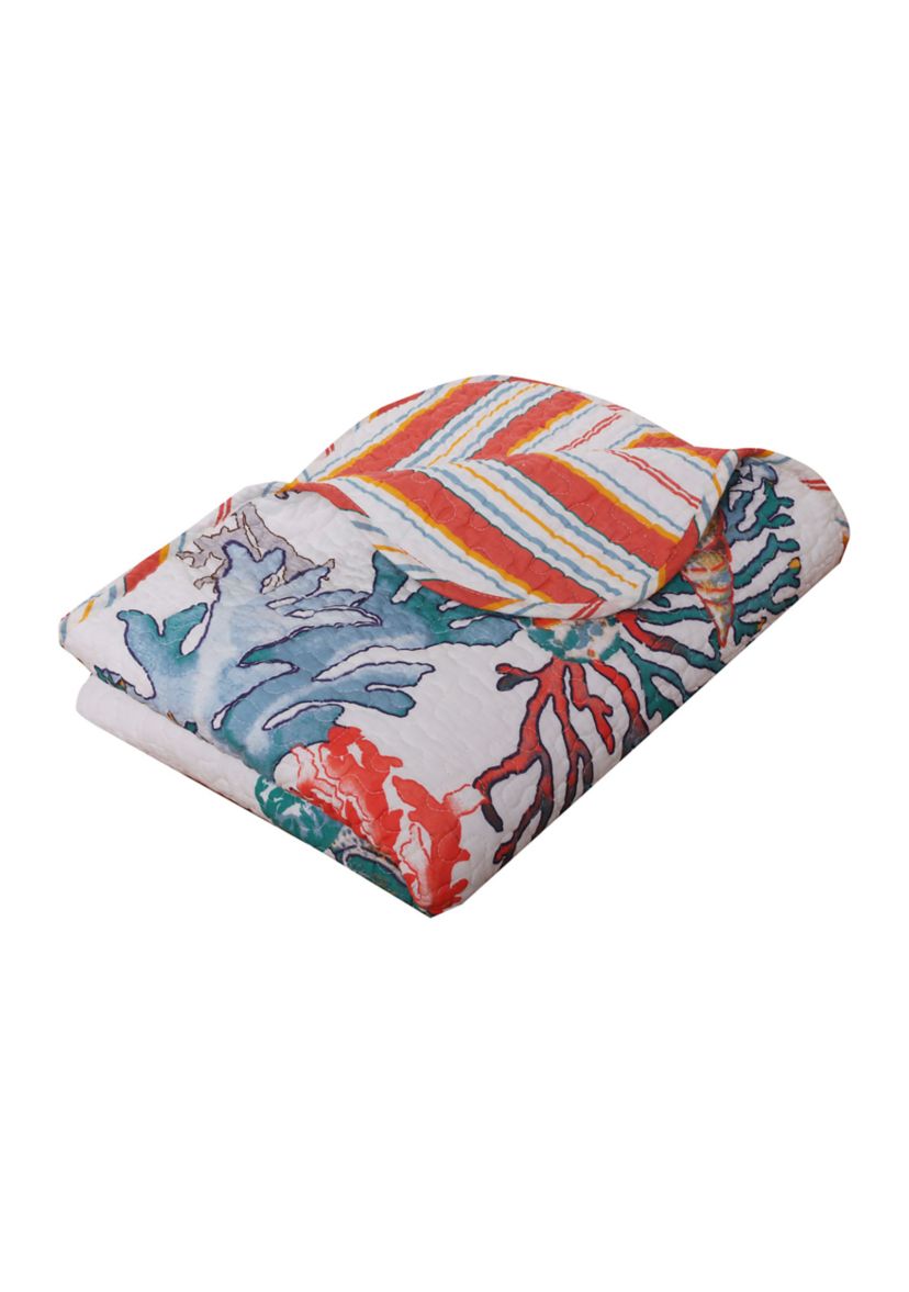 Atlantis Coral Throw