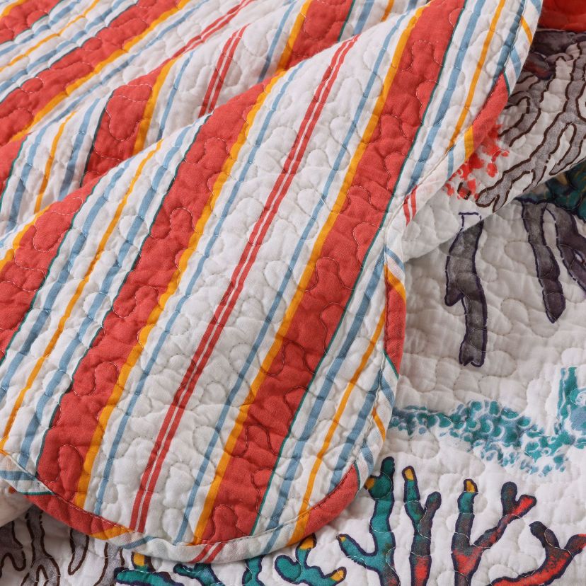Atlantis Coral Throw