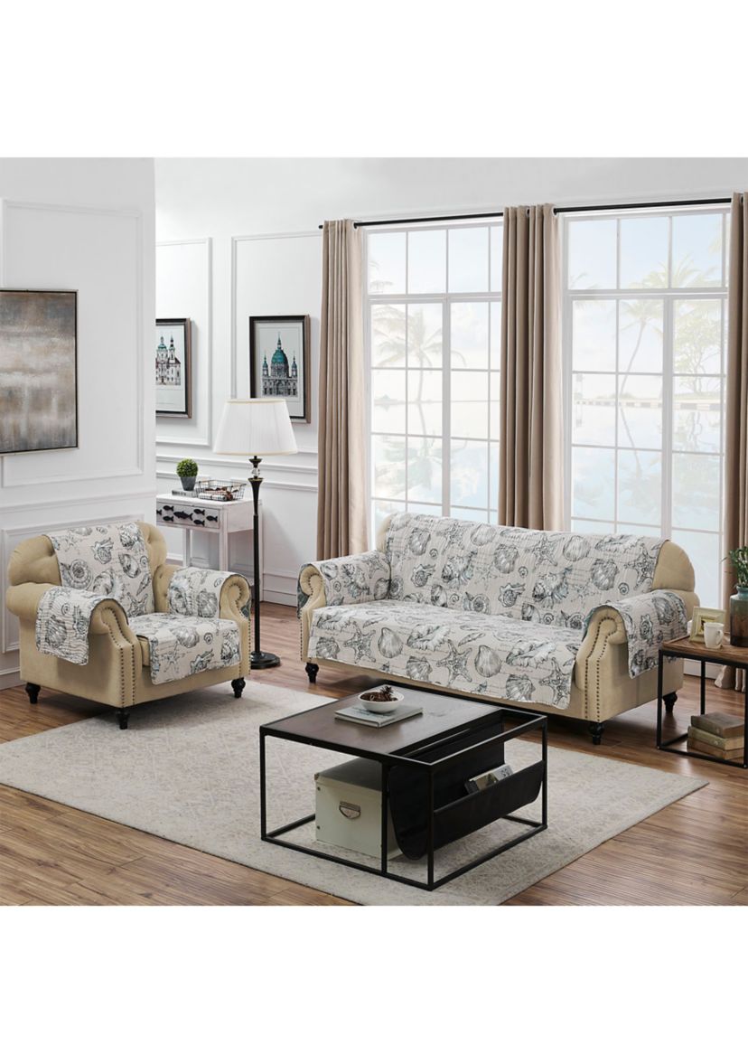 Cruz White Loveseat Furniture Protector