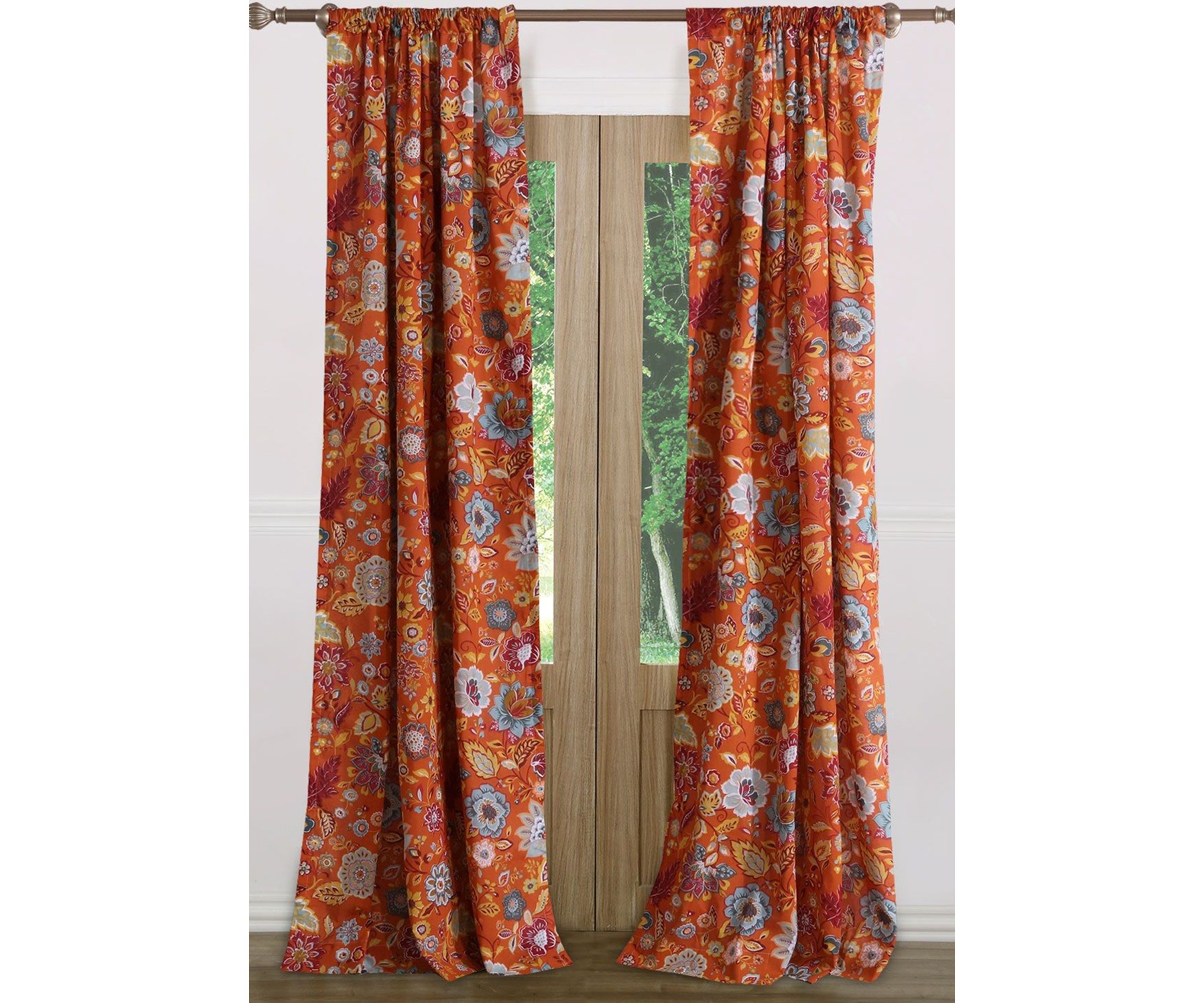 Astoria Spice Window Panel Pair