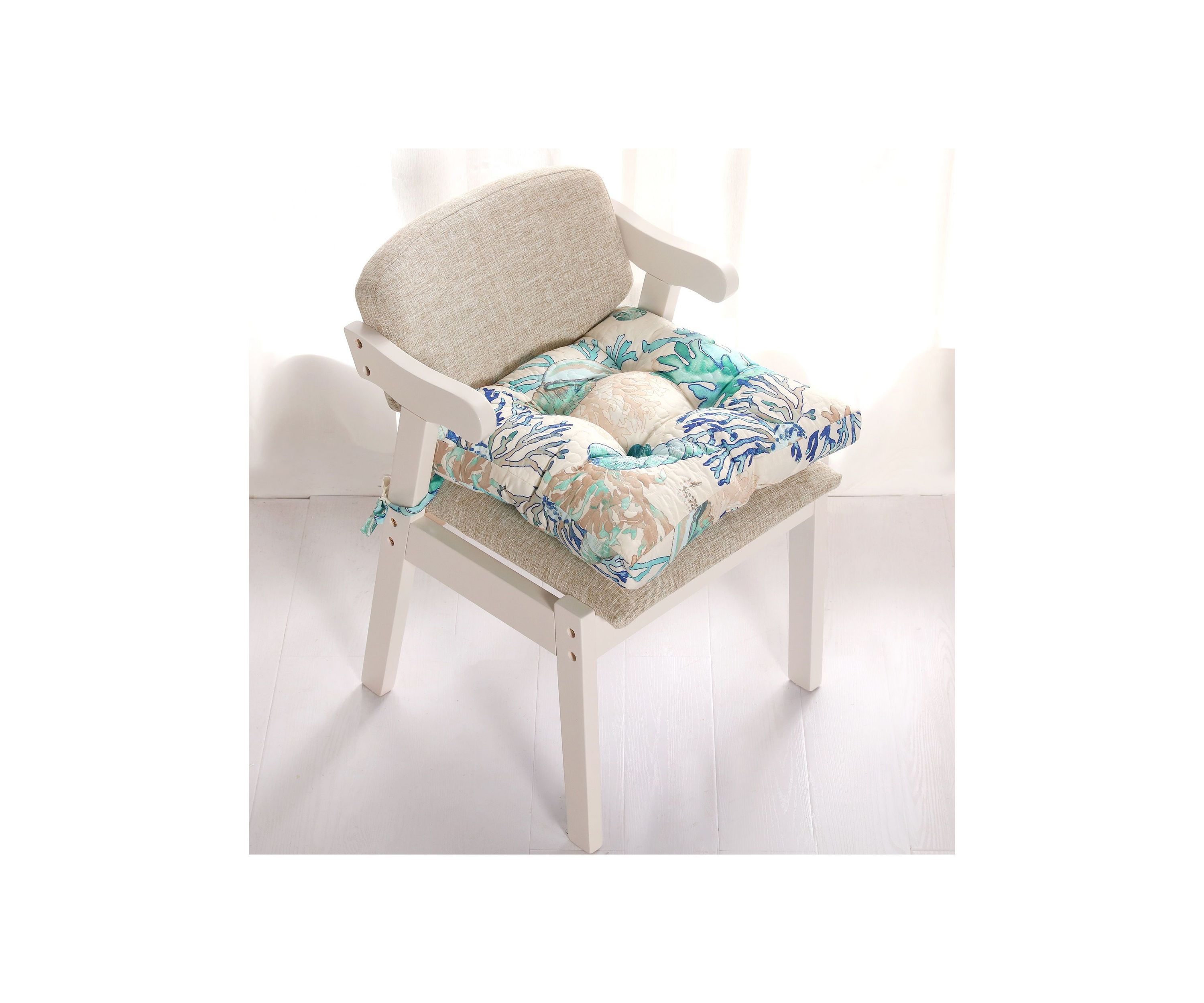 Atlantis Jade Furniture Cushion Chair Pad 4 Piece Set