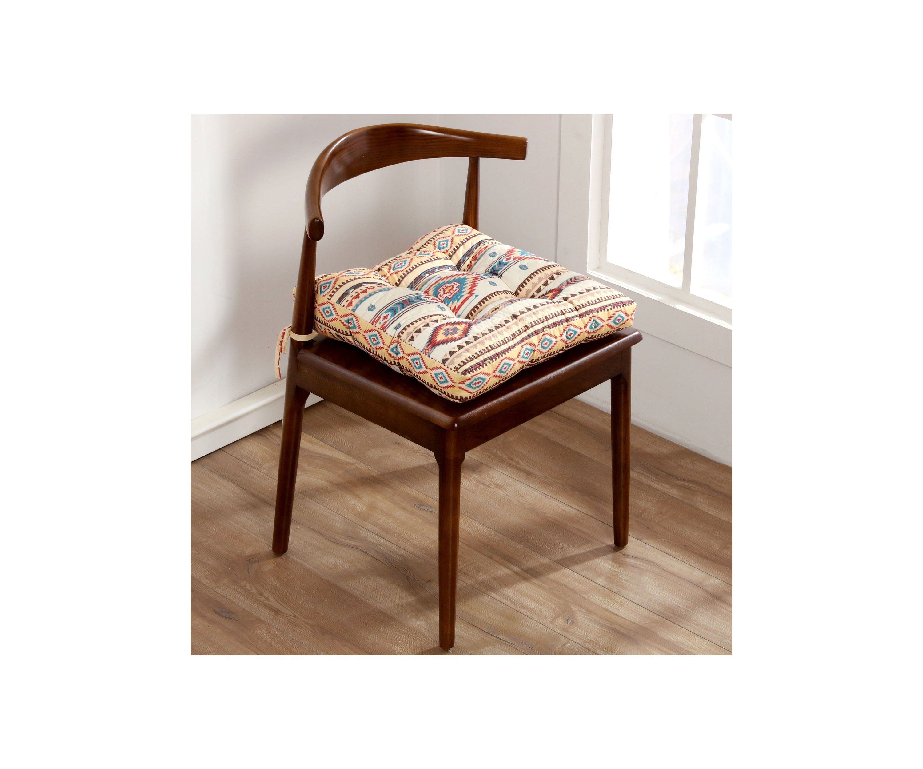 Phoenix Tan Furniture Cushion Chair Pad 4 Piece Set