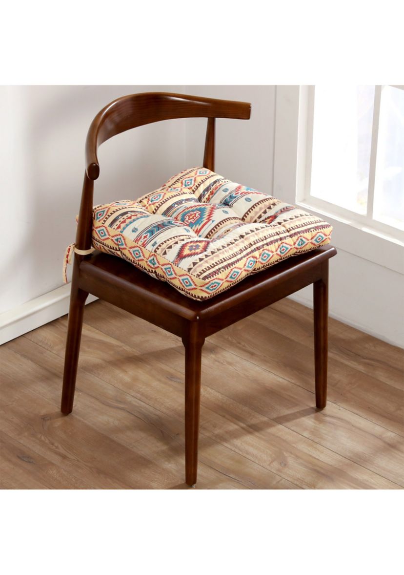 Phoenix Tan Furniture Cushion Chair Pad 4 Piece Set