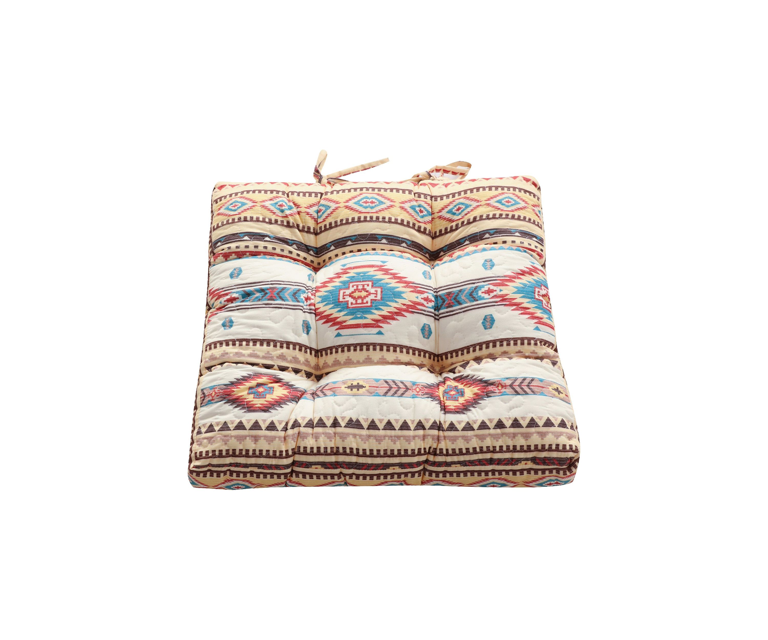 Phoenix Tan Furniture Cushion Chair Pad 4 Piece Set