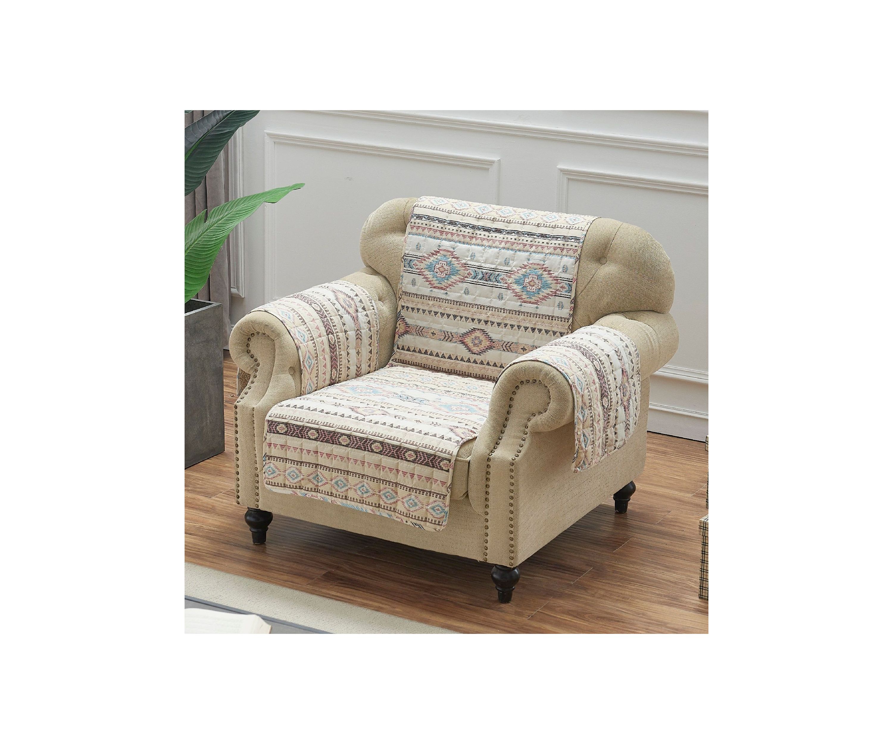 Phoenix Tan Armchair Furniture Protector