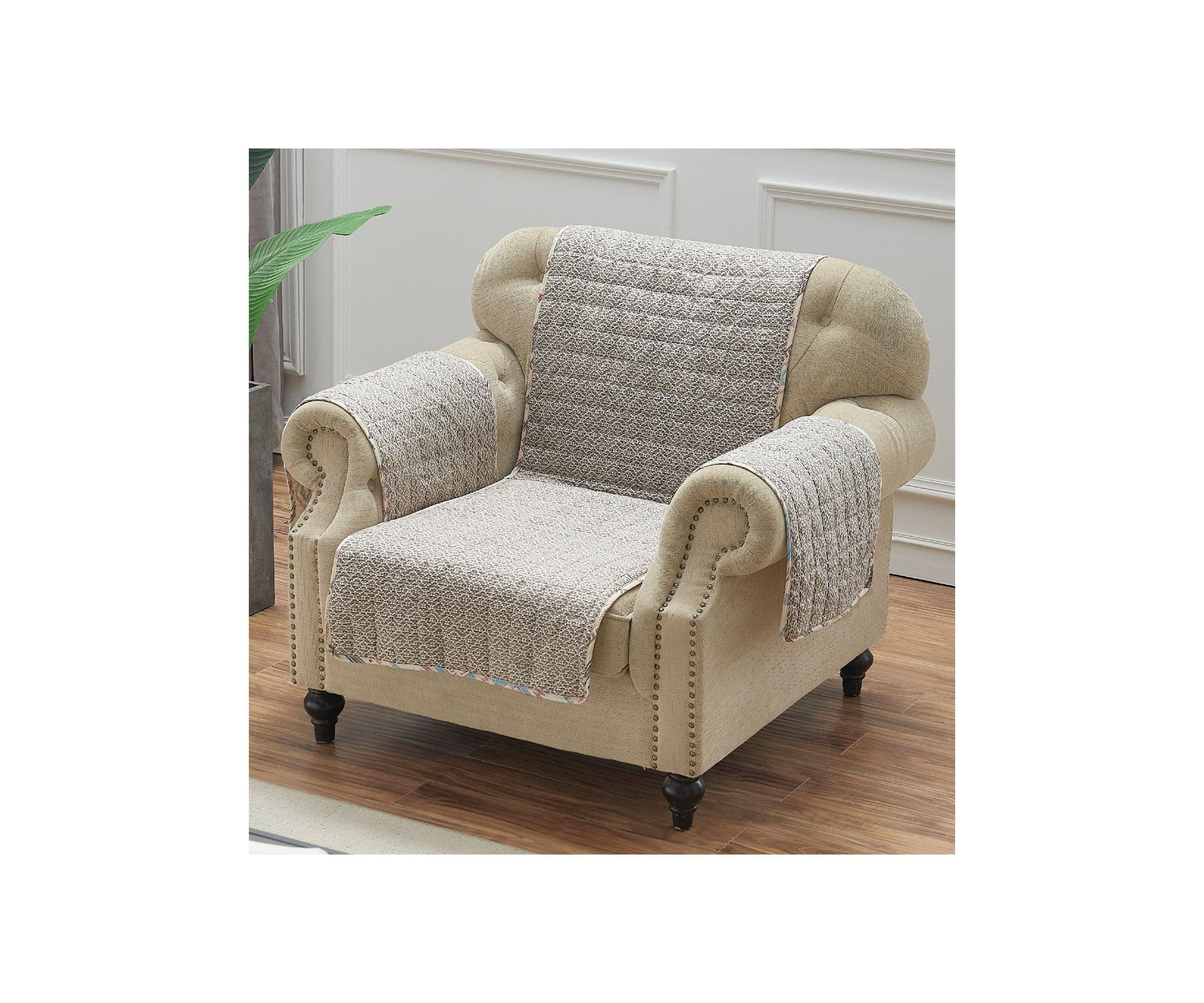 Phoenix Tan Armchair Furniture Protector