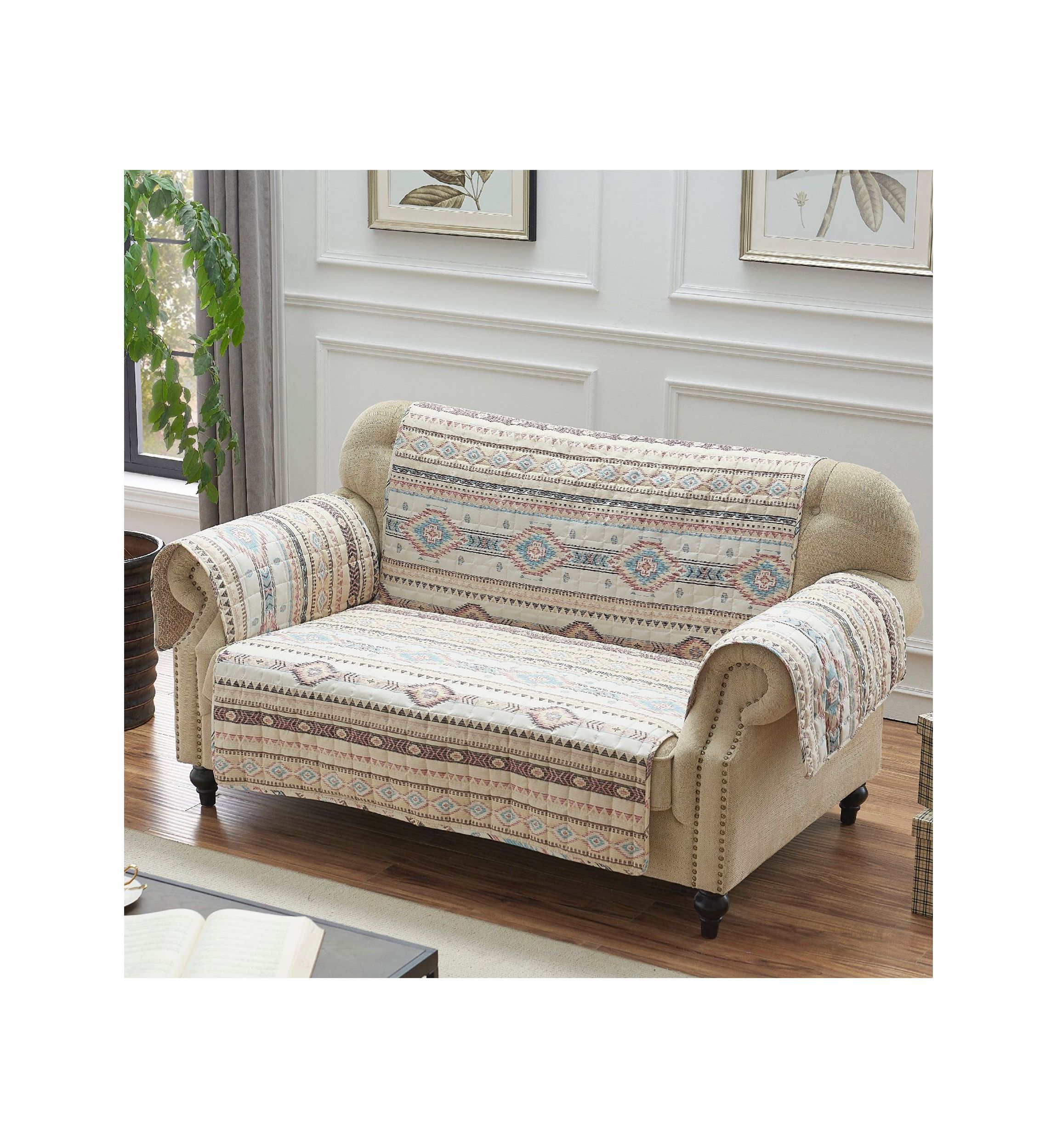 Phoenix Tan Loveseat Furniture Protector